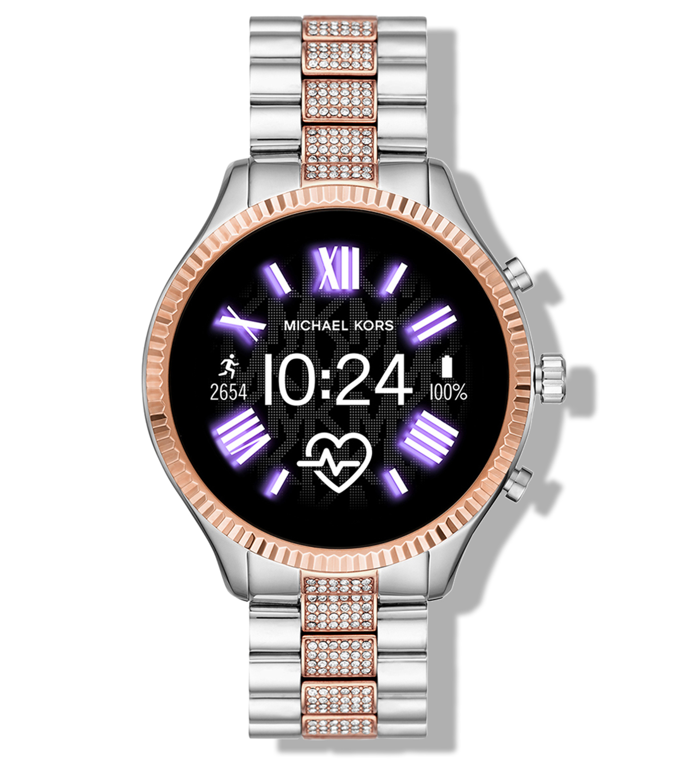michael kors smartwatch gold with diamonds