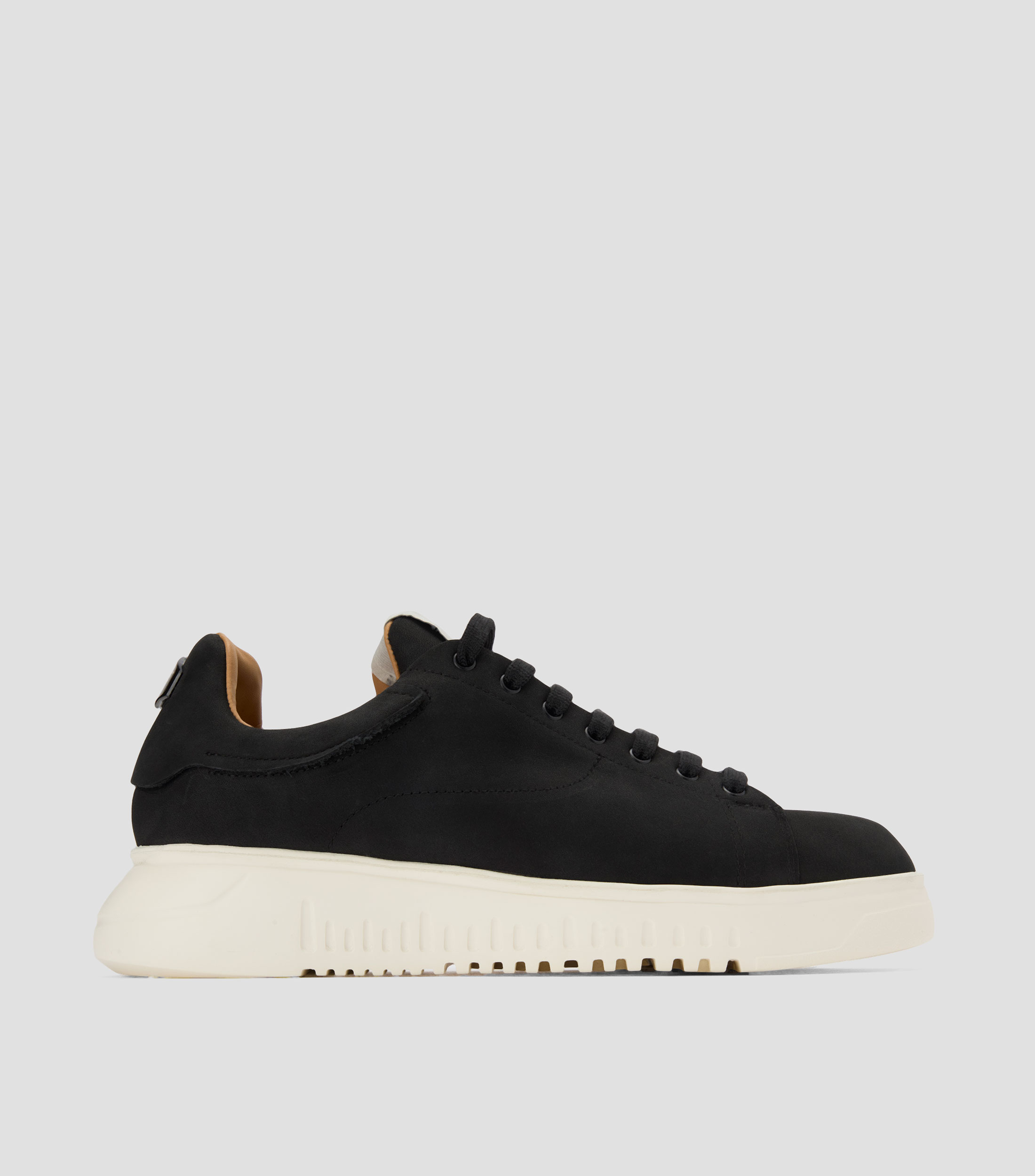 Tenis Casuales en Piel con Logotipo Hombre