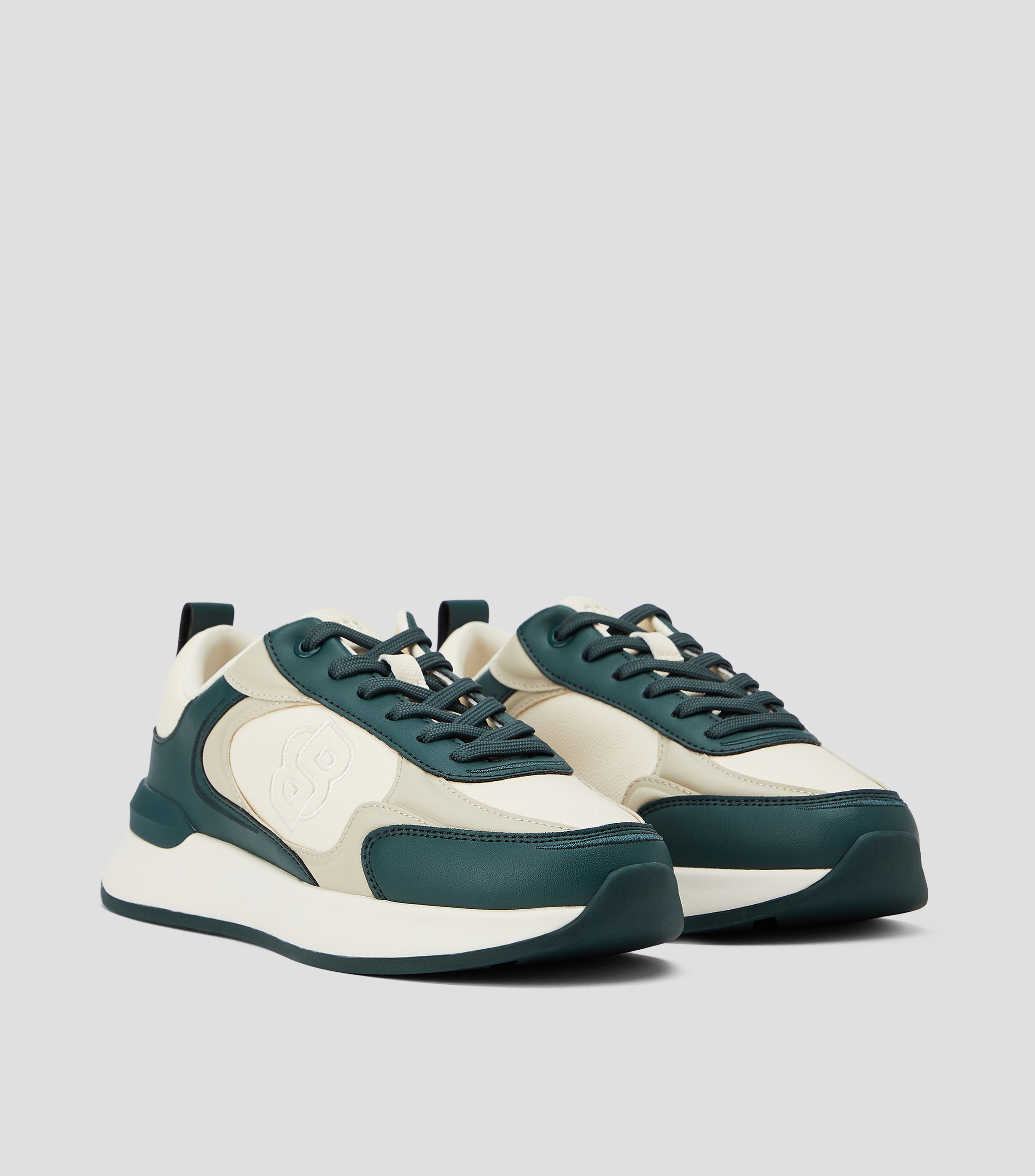 Tenis casuales con logotipo Mujer
