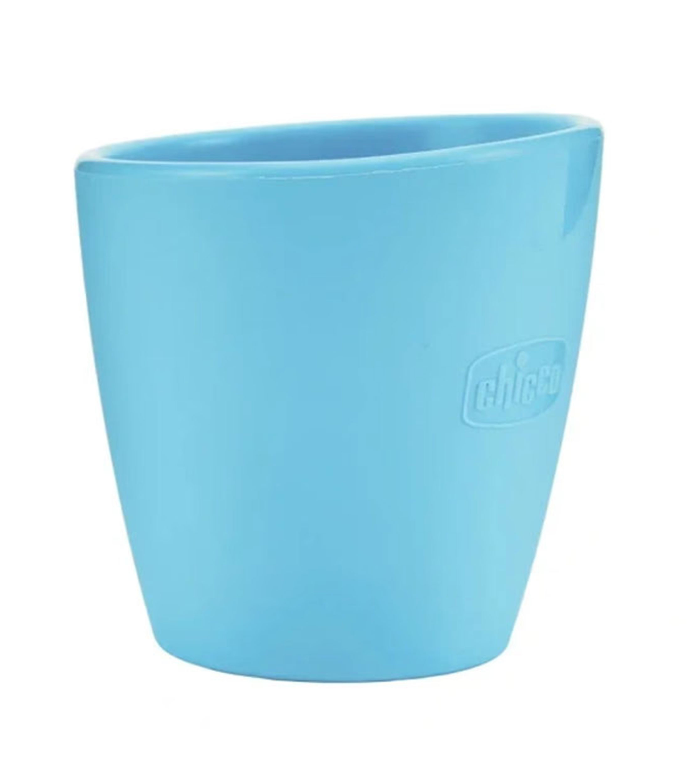 Vaso para bebé en silicona Azul