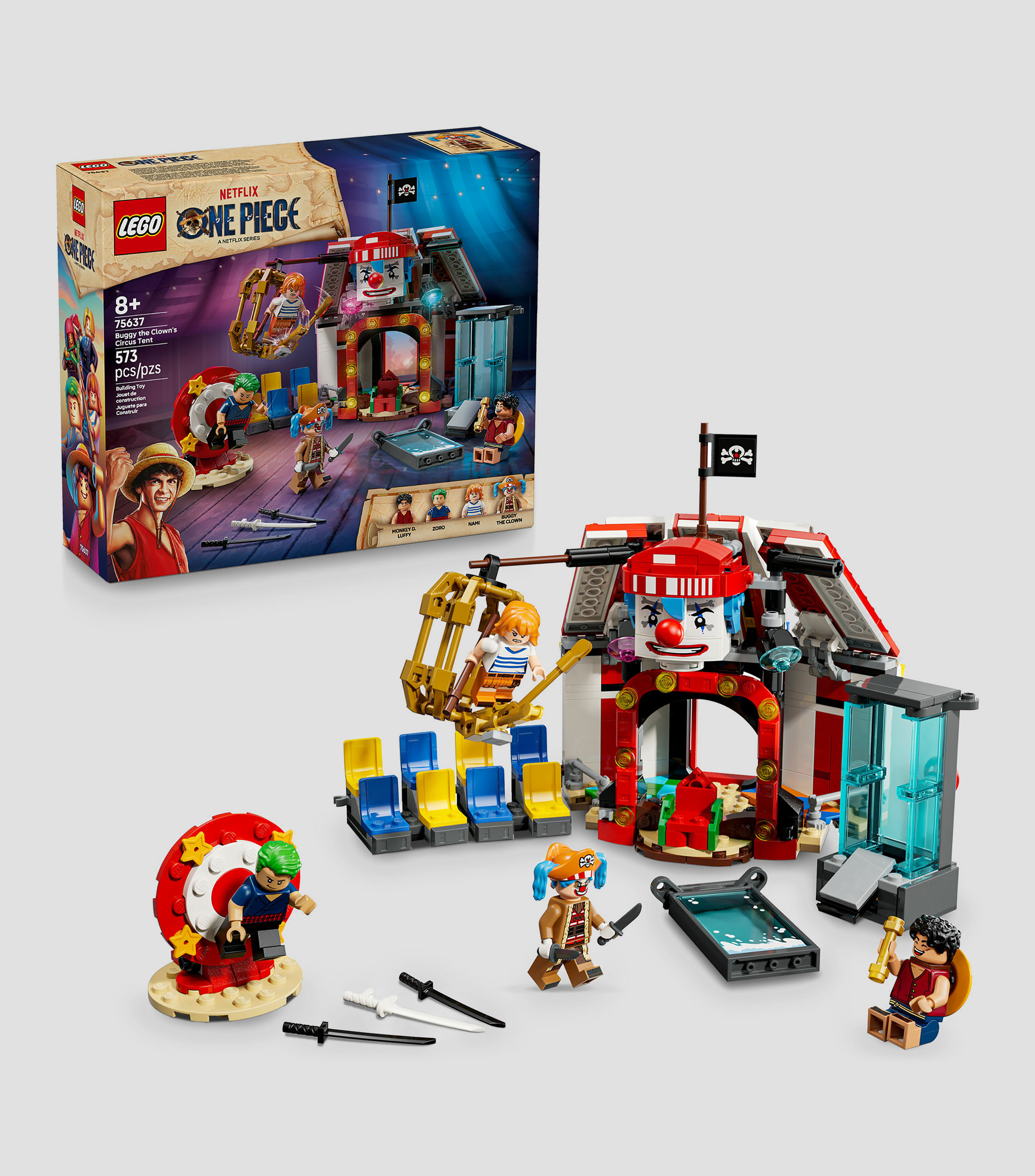 Lego ONE PIECE Carpa de Circo de Buggy el Payaso Kit 75637