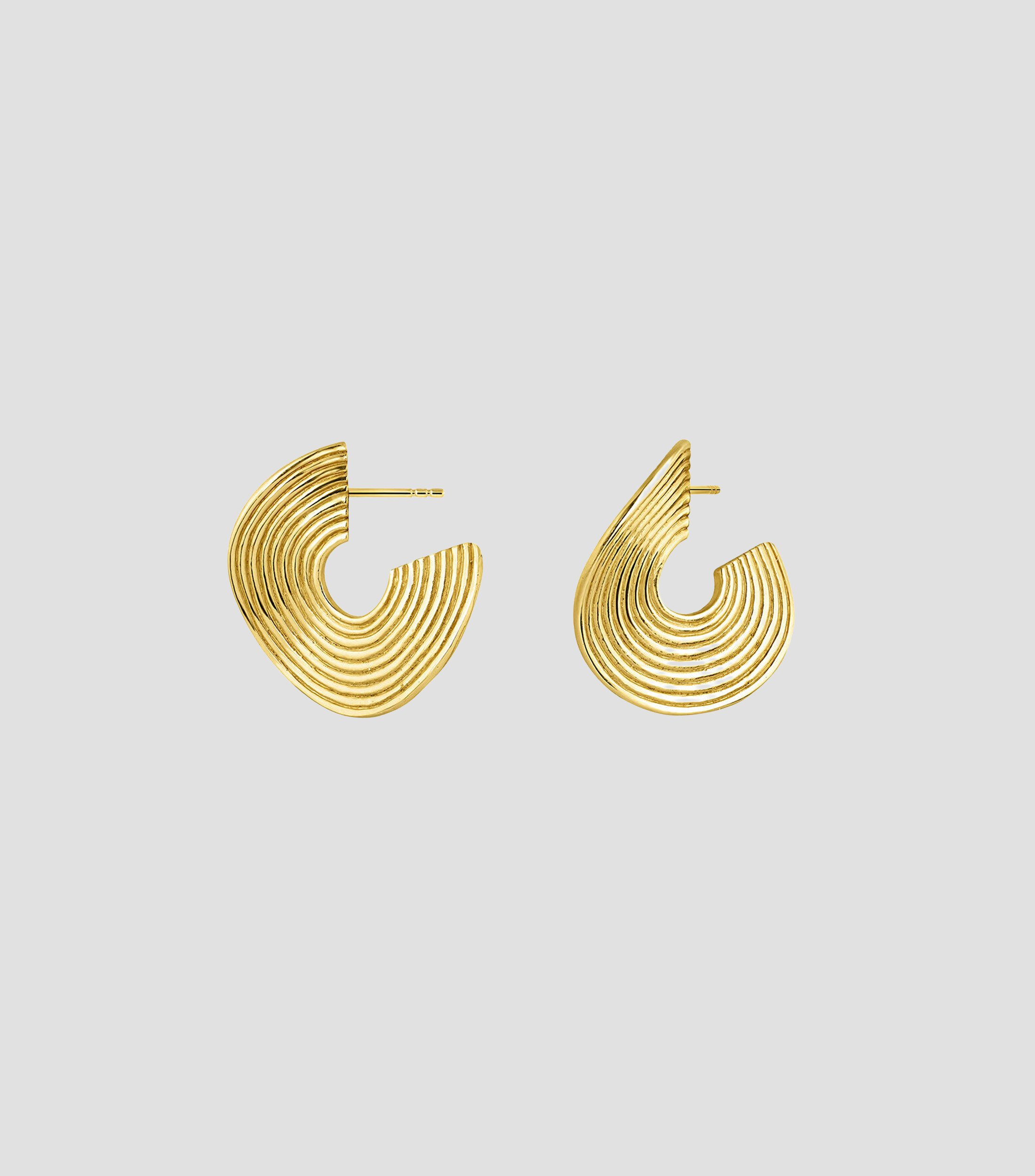 Aretes en Vermeil amarillo Yugen Mujer
