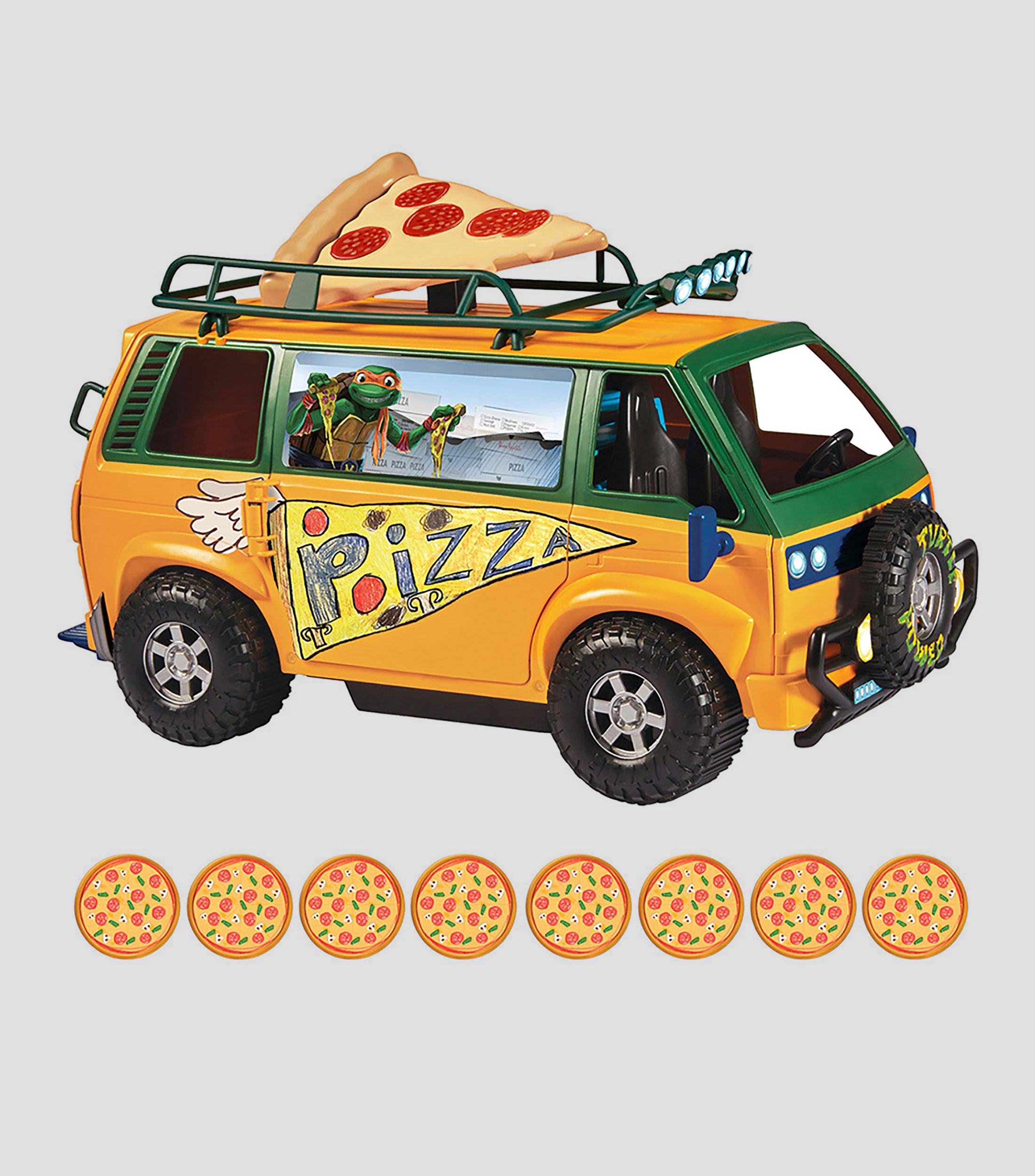BANDAI TMNT MOVIE VAN DE PIZZA