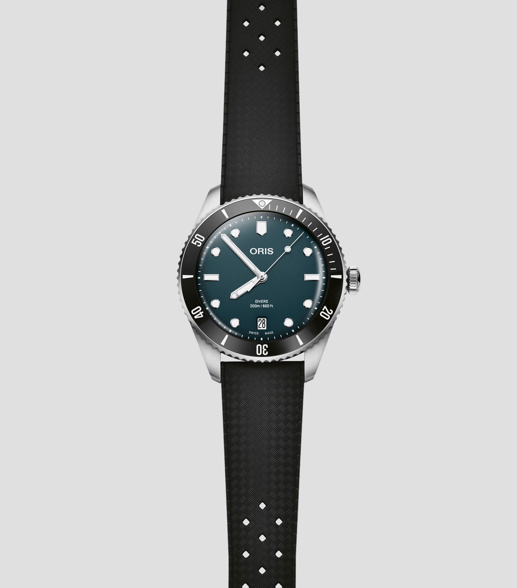 Reloj para Hombre Divers Date Deportivo Plateado