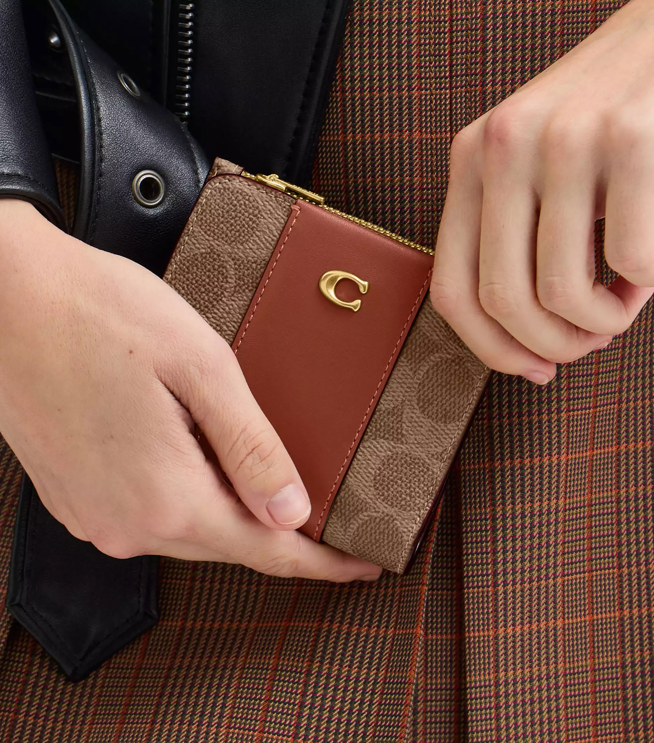 Cartera con monogram Mujer