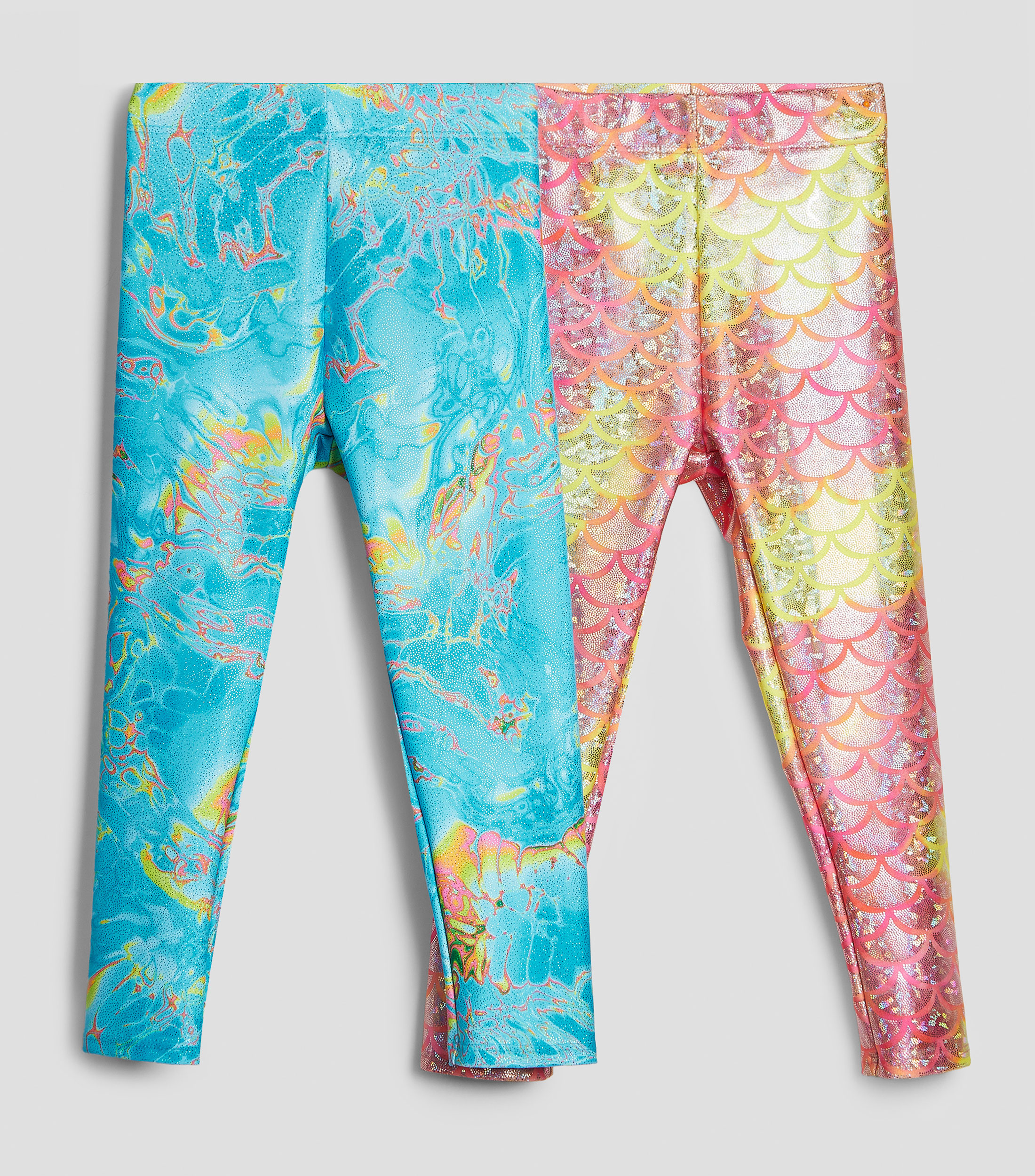 Set 2 leggings Pink Scale-Ocean Niña