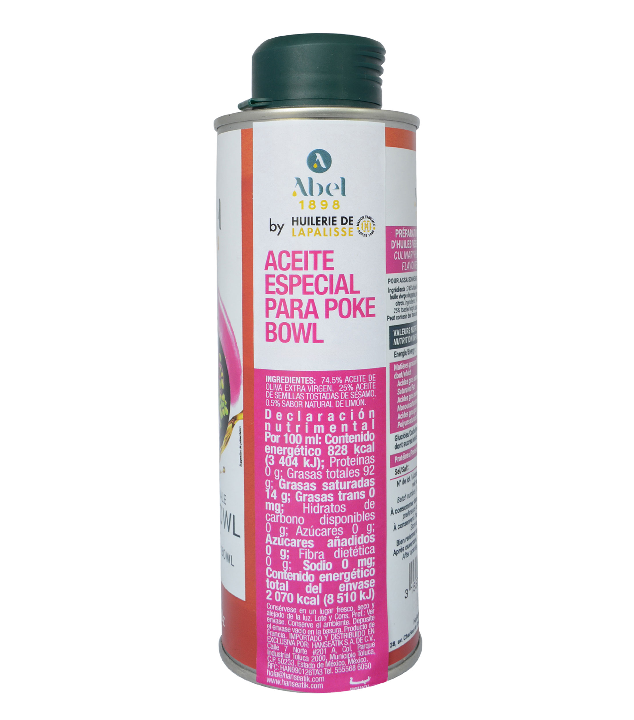 Aceite especial para Poke Bowl, 250 ml