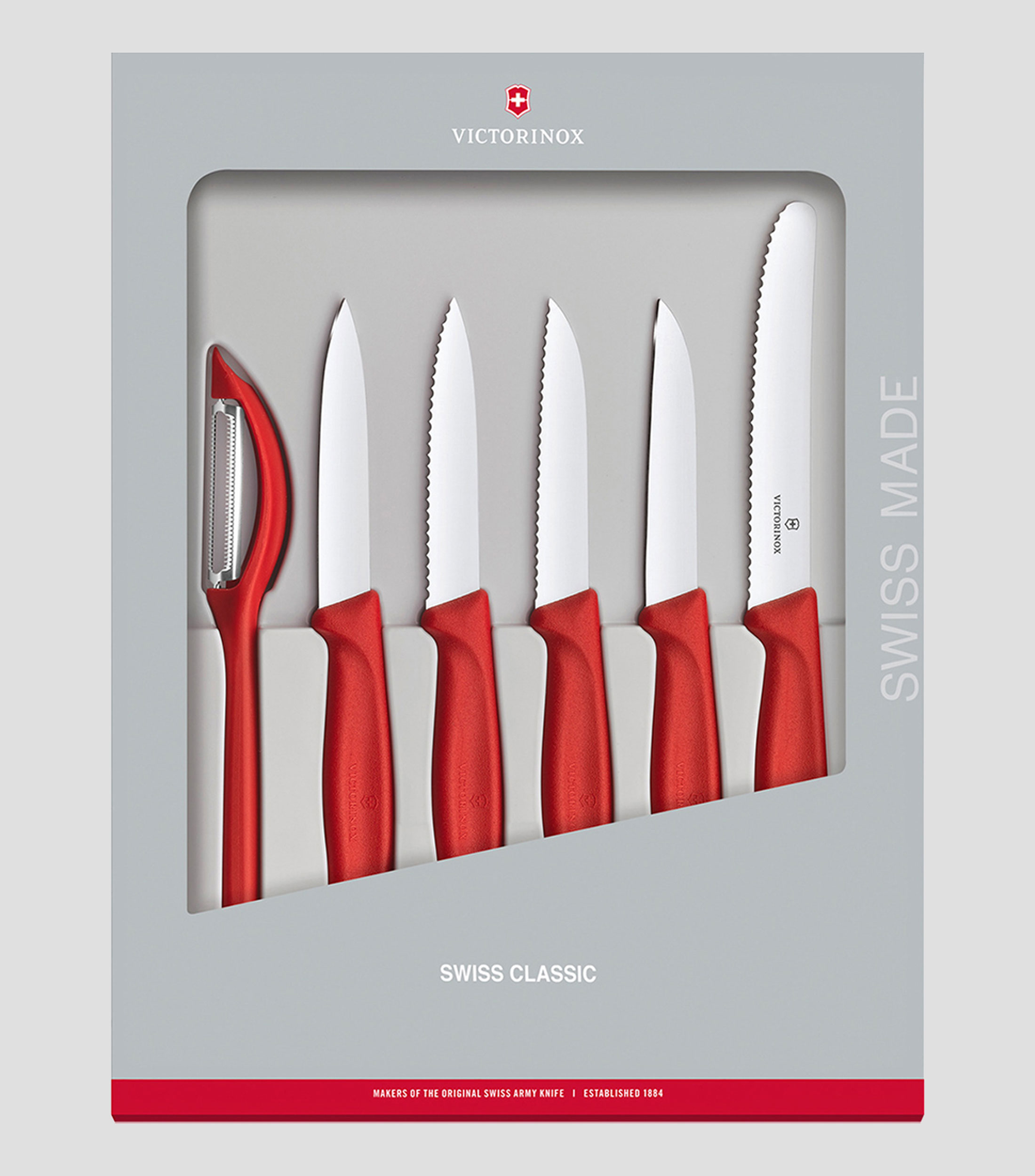 Set de 5 Cuchillos y 1 Pelador