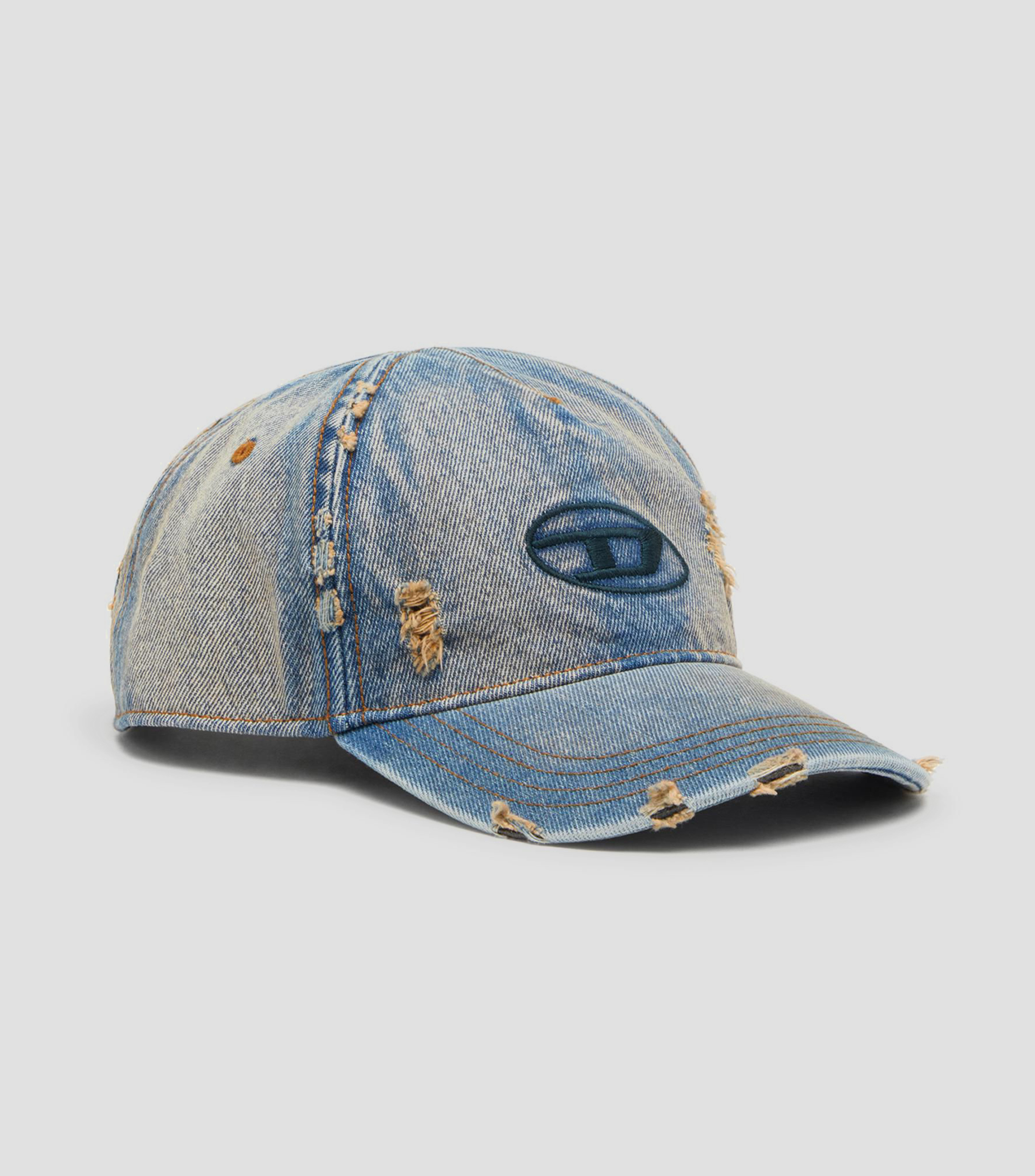 Gorra C-Enic con detalles deshilachados y logotipo Hombre