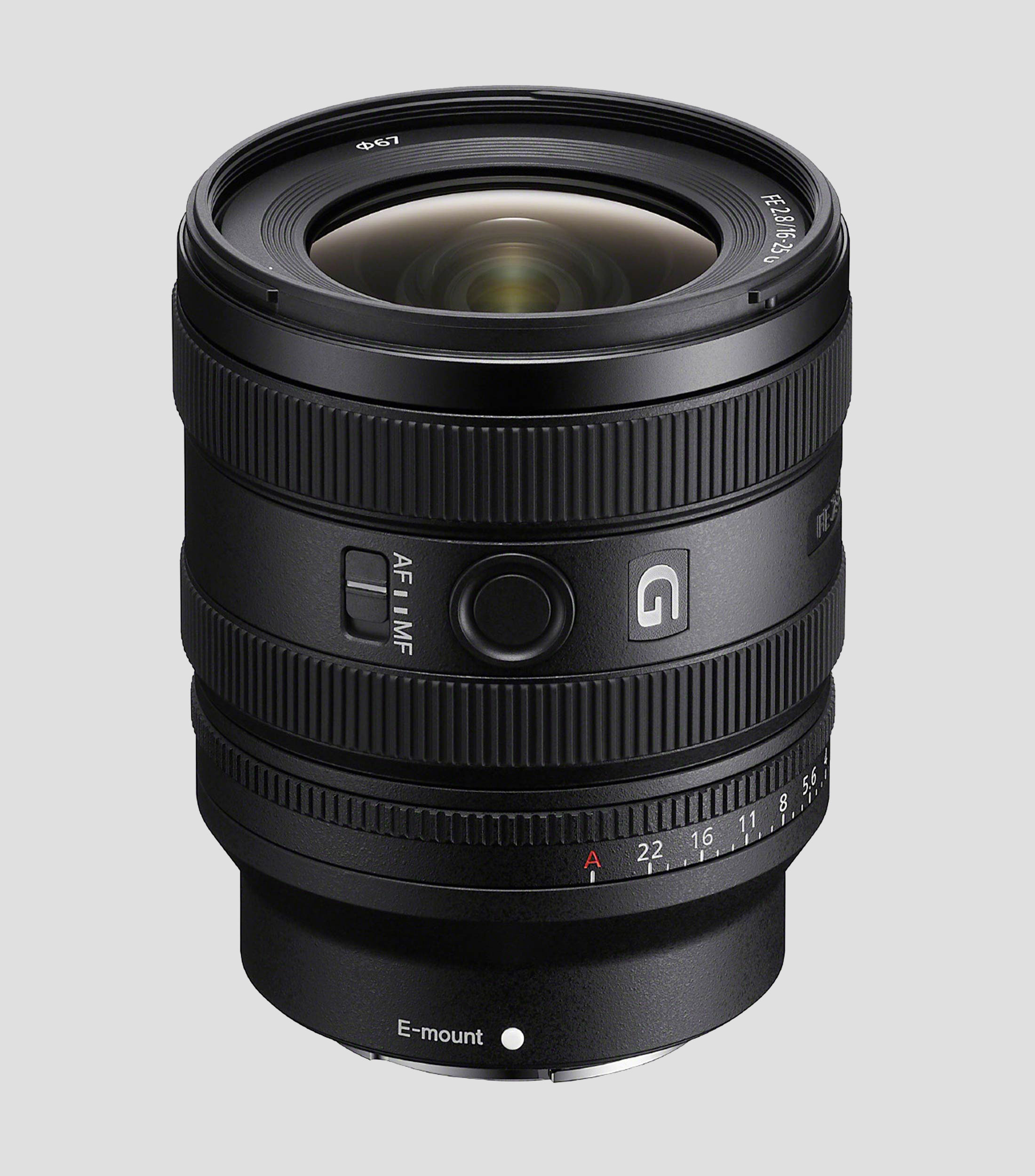 Lente de cámara SEL1625G 16 a 25 mm