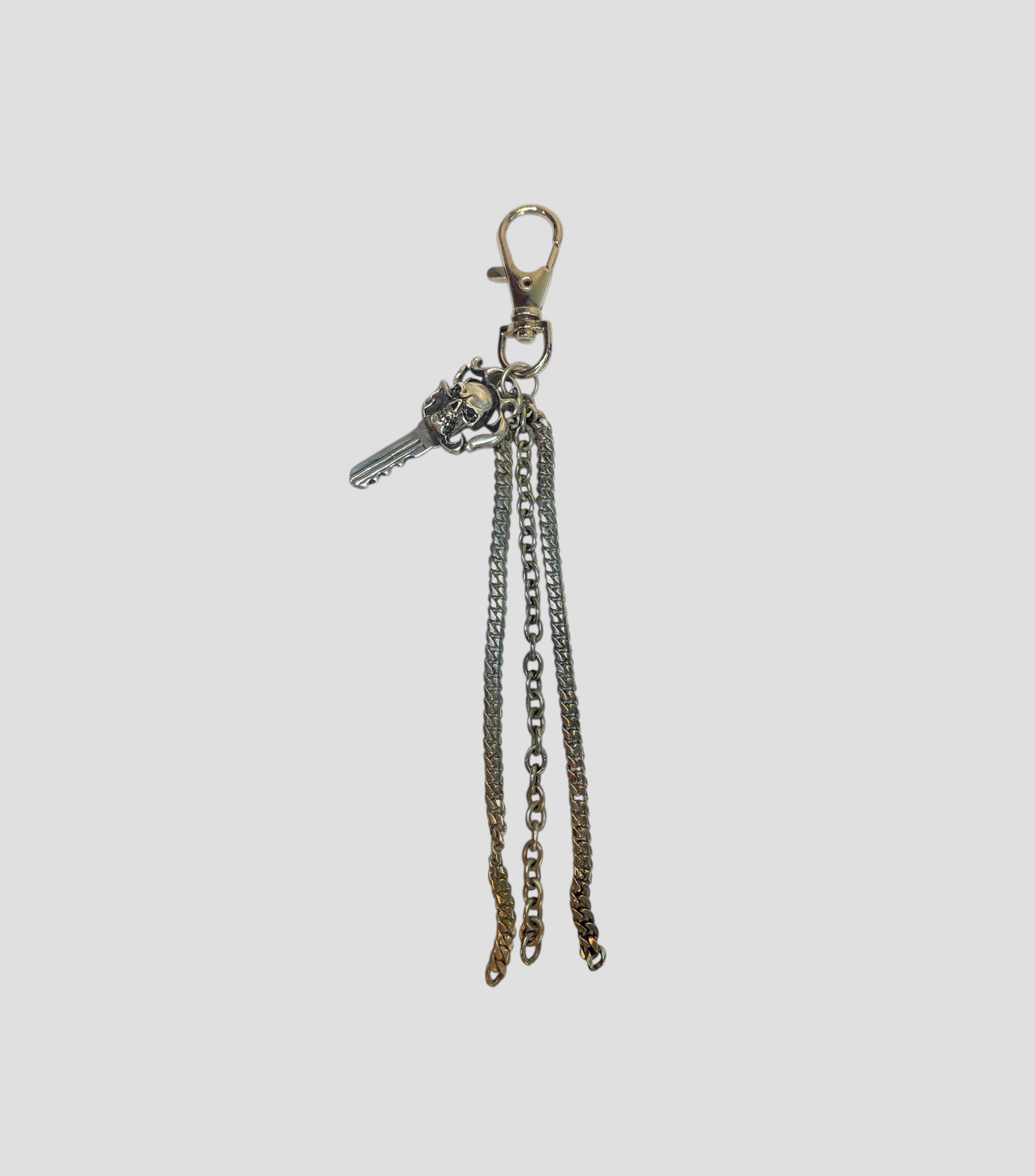 Llavero calavera Deathlock en plata Unisex