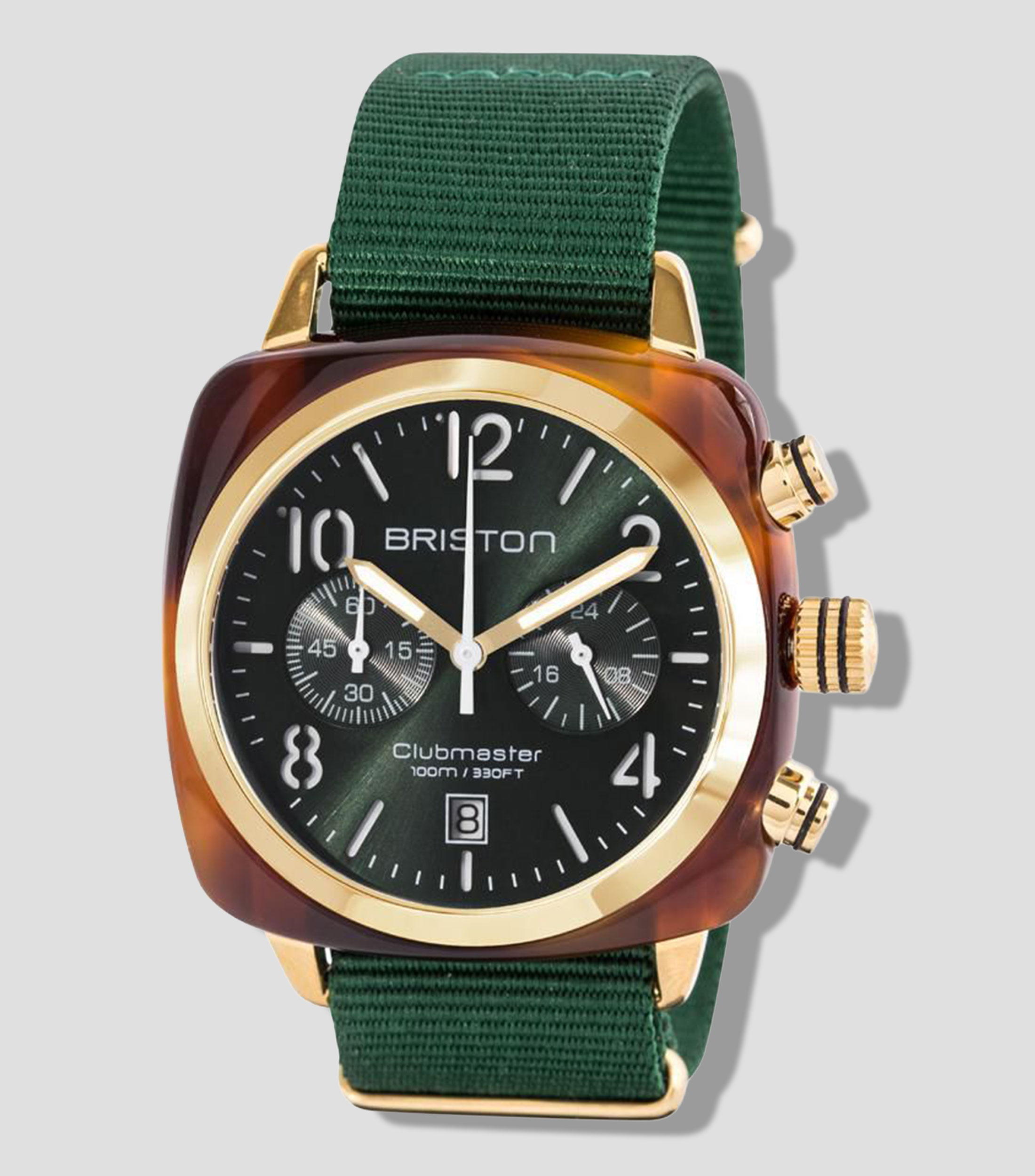 Reloj Unisex Clubmaster Classic casual, Verde británica