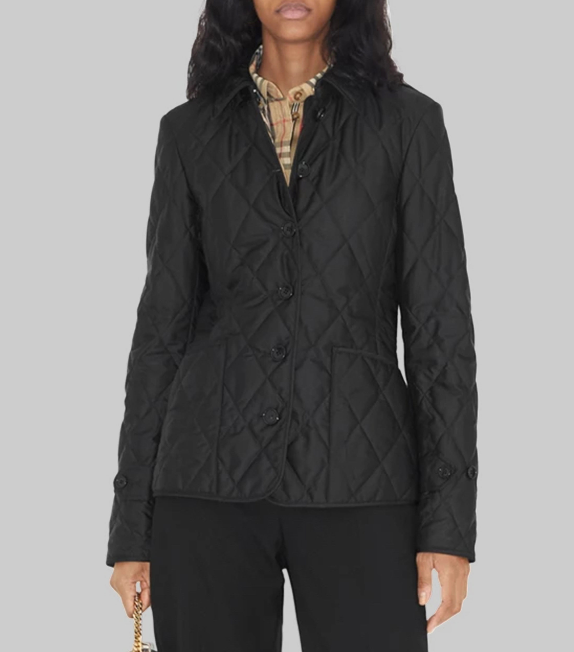 Chaqueta Reversible Chamarra Burberry Negra Precio Chamarra