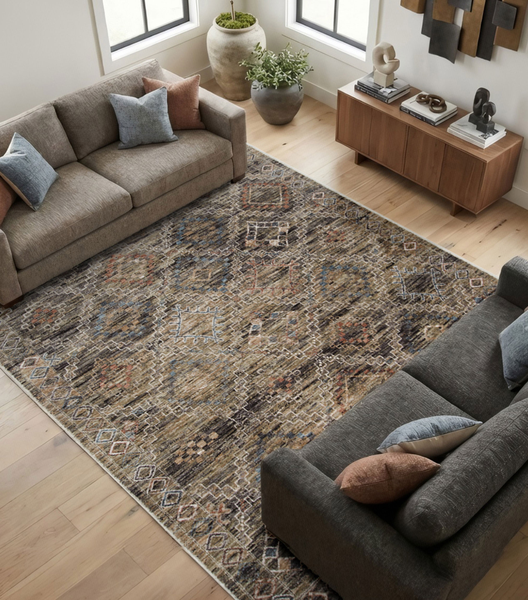 Tapete Decorativo Antika en Poliéster 230 x 160 cm