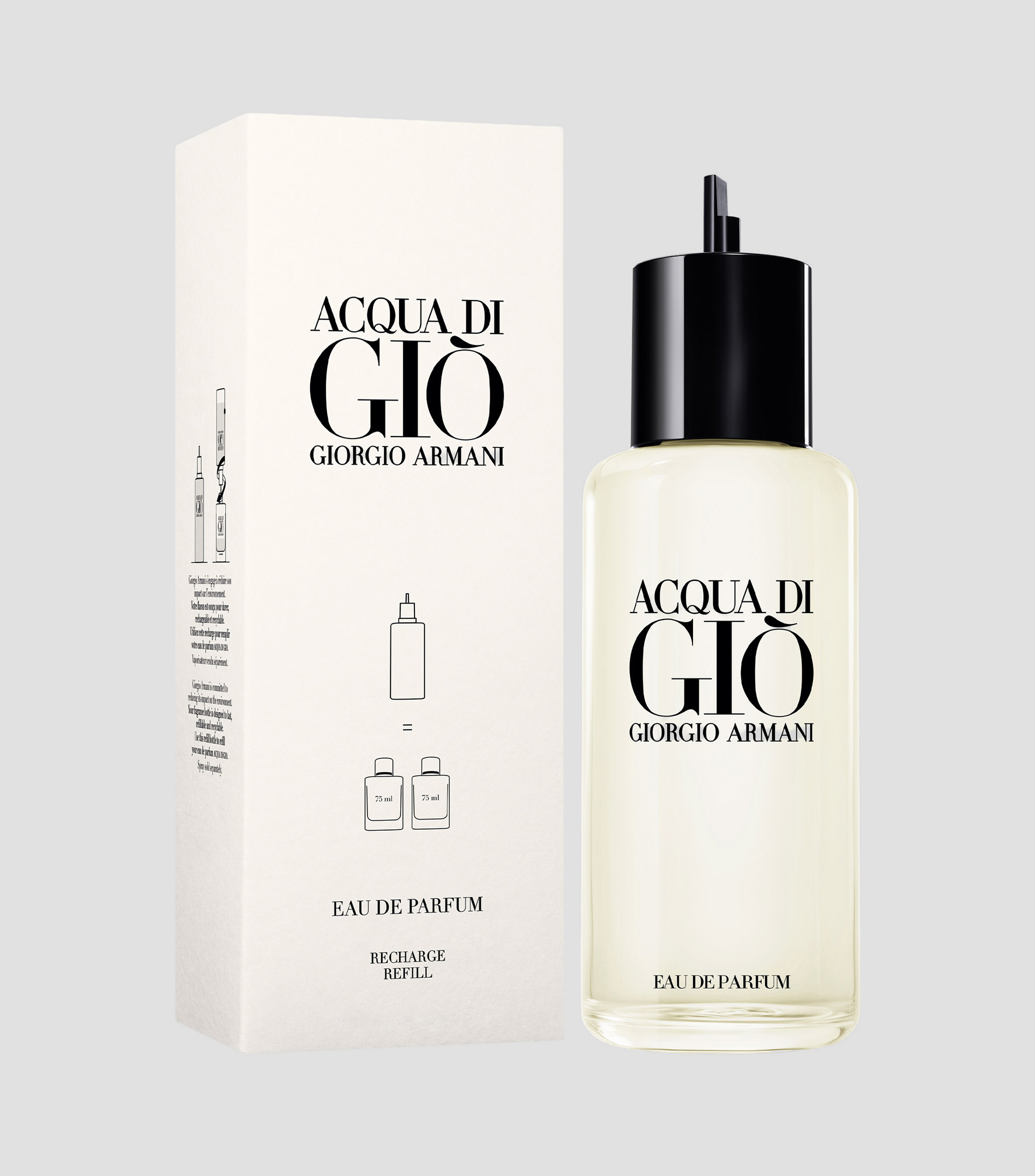 Perfume, Acqua Di Gio Refill Eau de Parfum, 150 ml Hombre