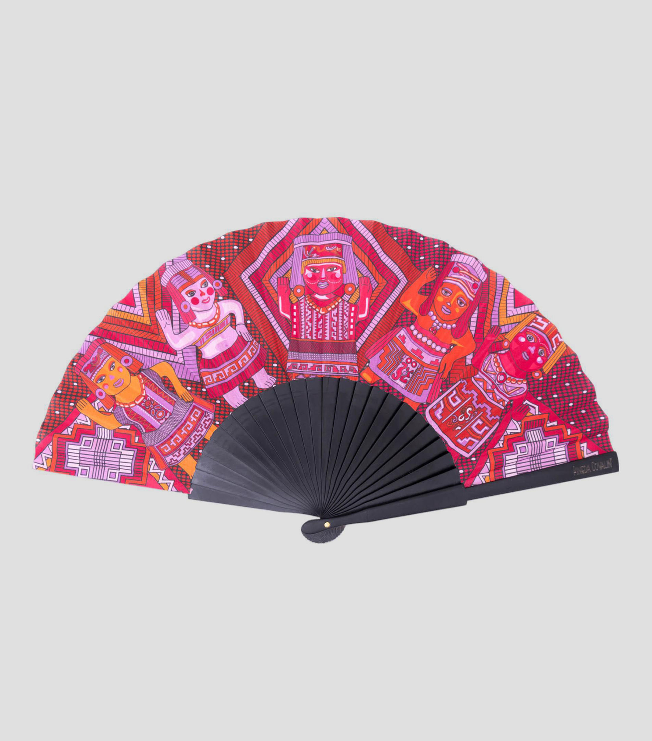 Abanico Caritas de Veracruz Fucsia Mujer
