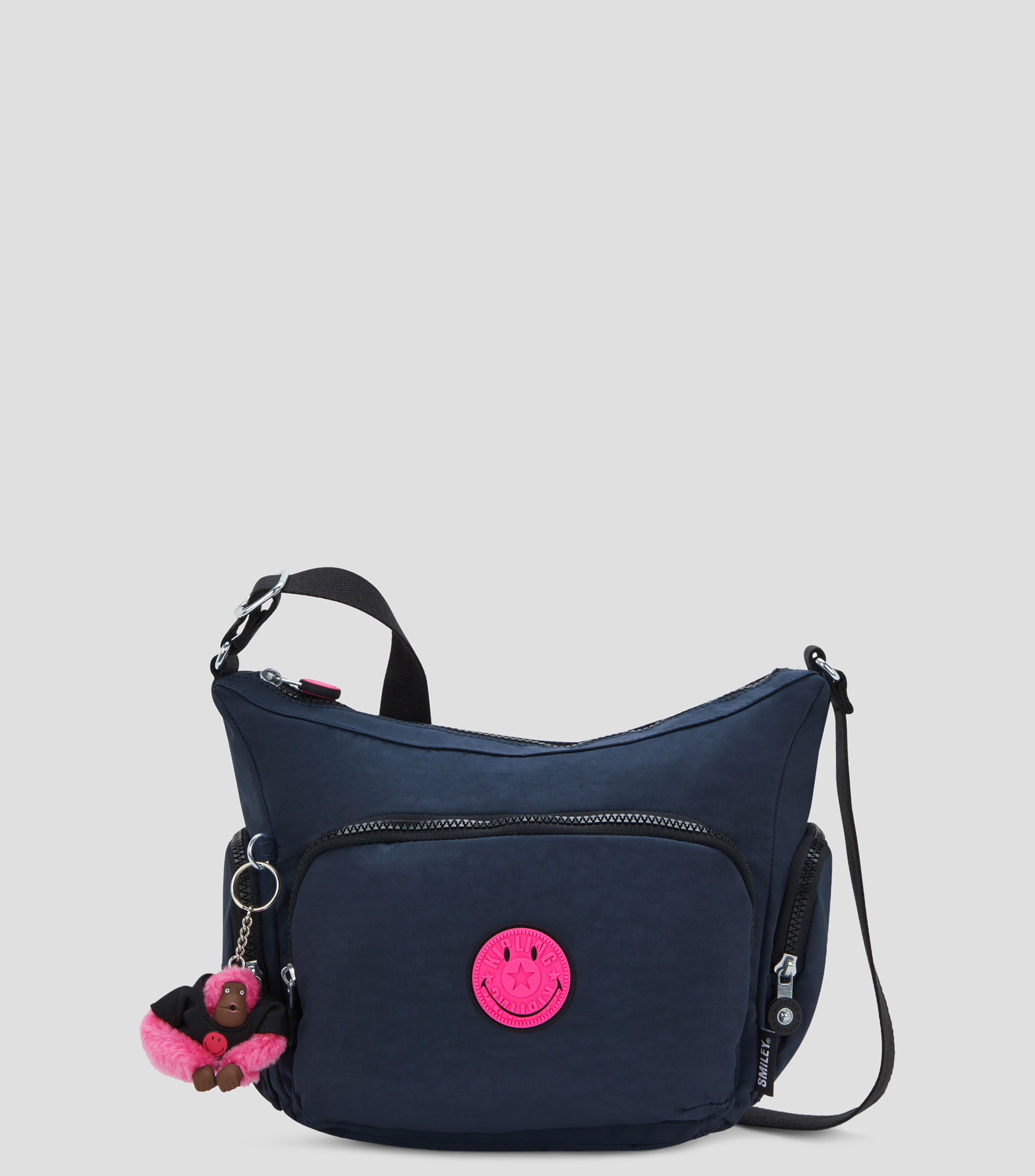 Bolsa crossbody azul y rosa lisa Niña