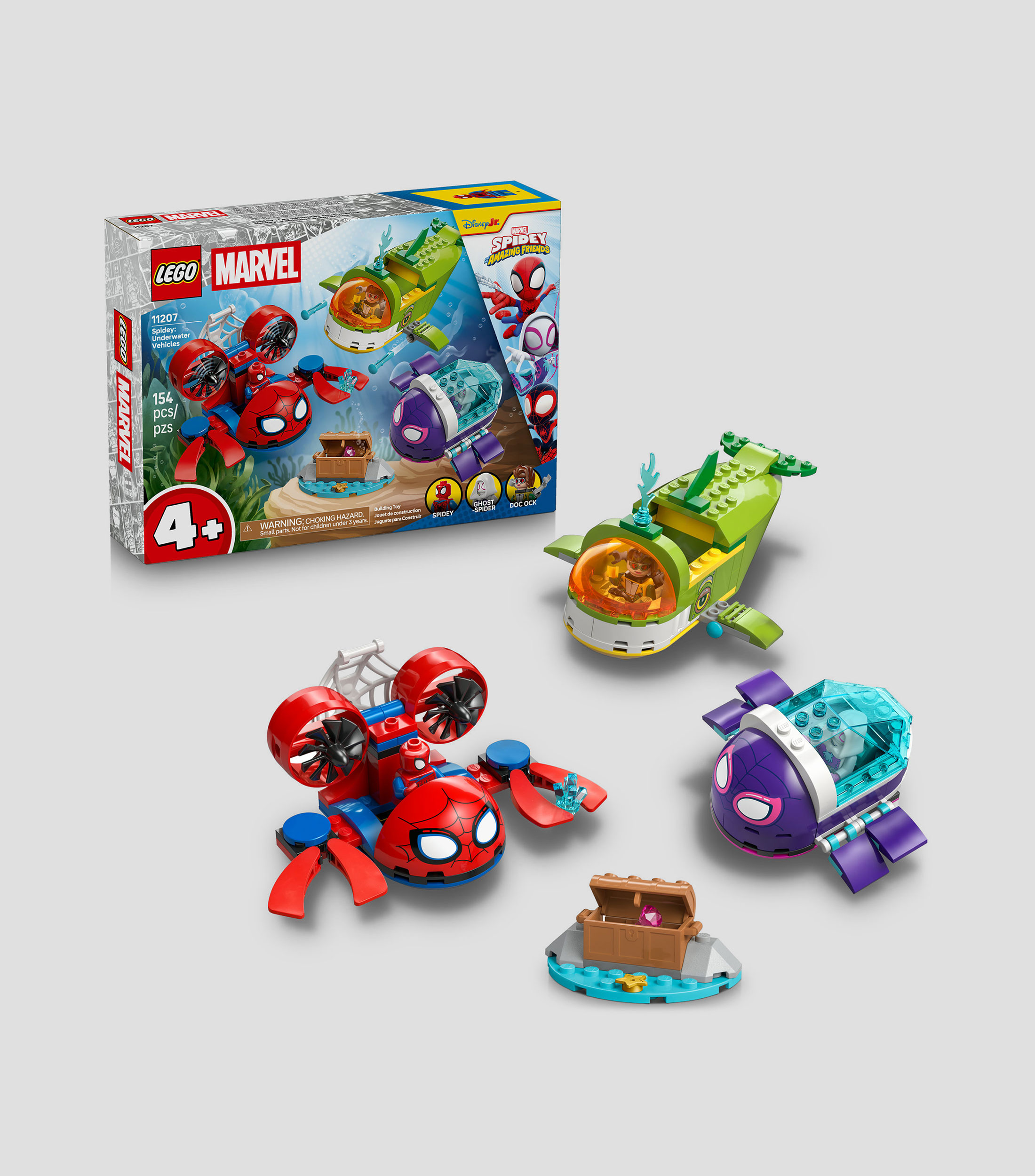 Lego Marvel Spidey: Vehículos Submarinos