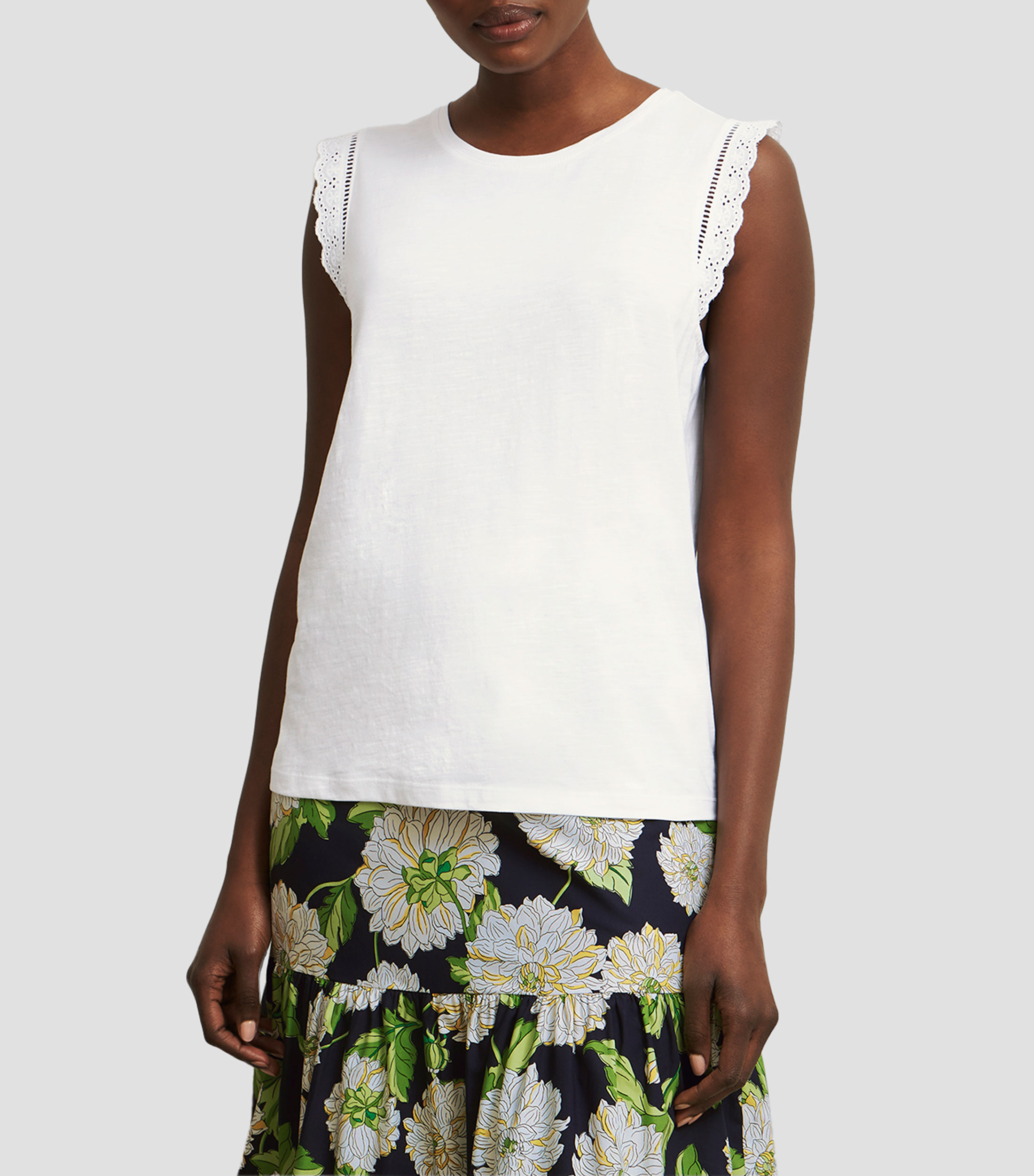 Blusa Sin Mangas Mujer