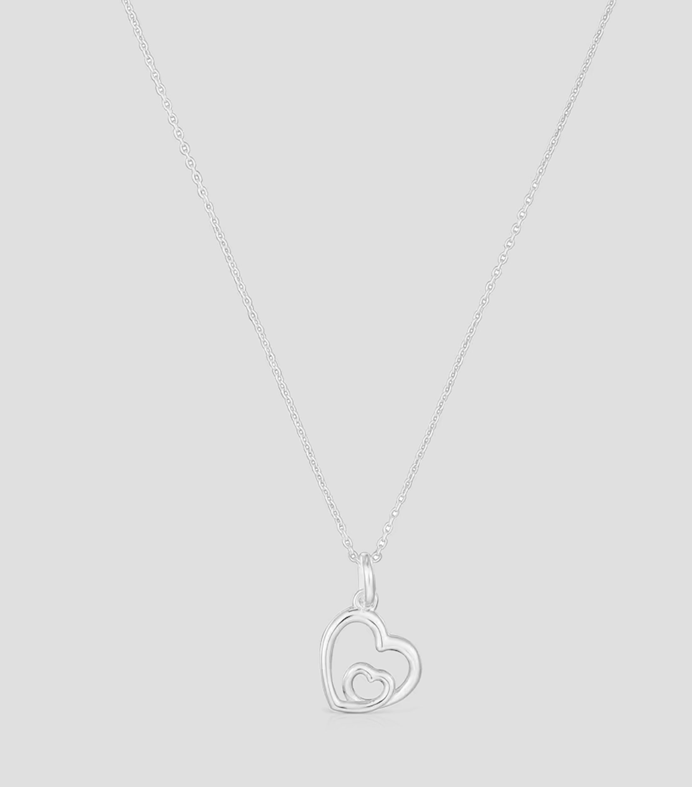 Collar en Plata Corazón Mujer
