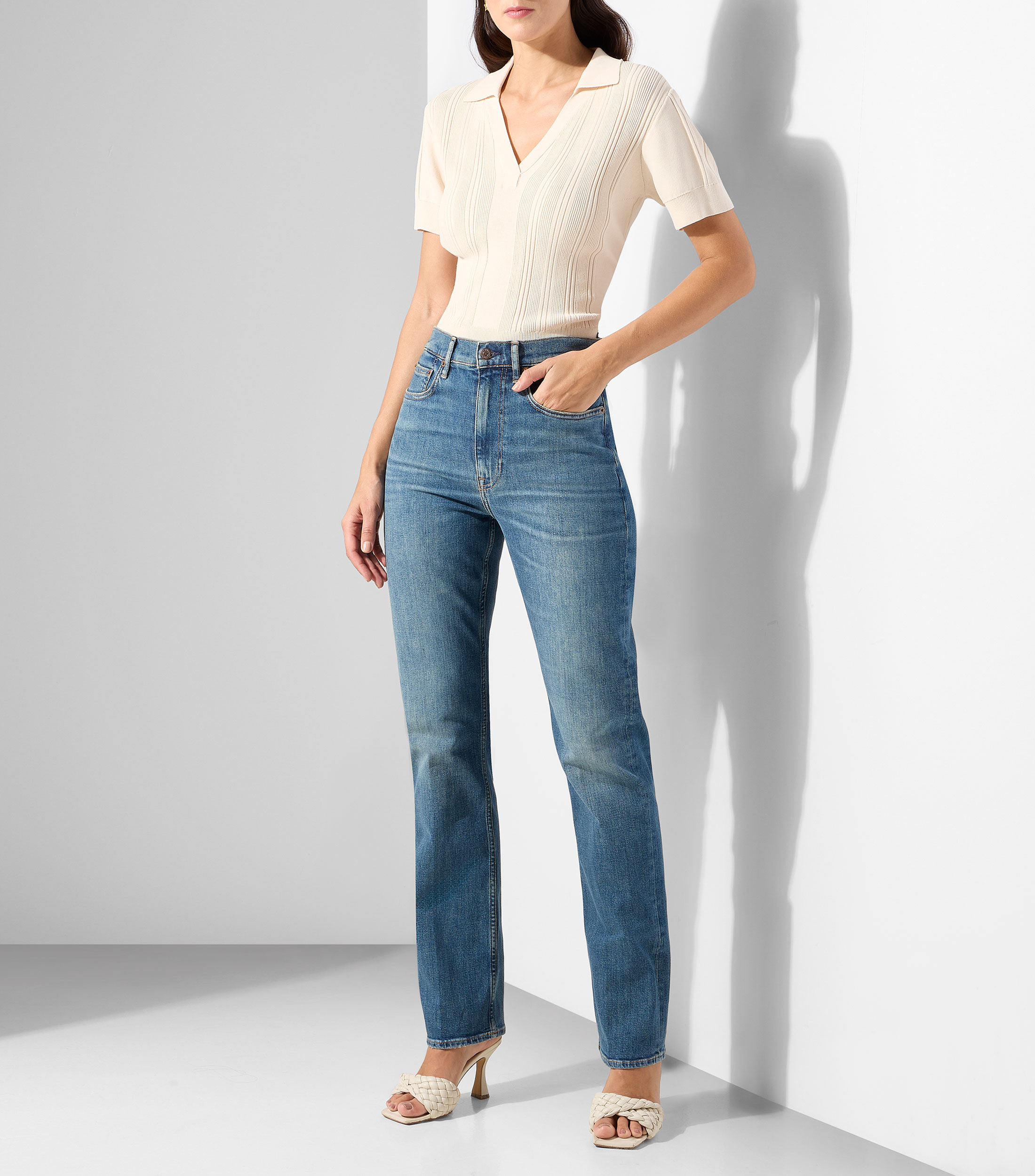 Jeans recto Mujer