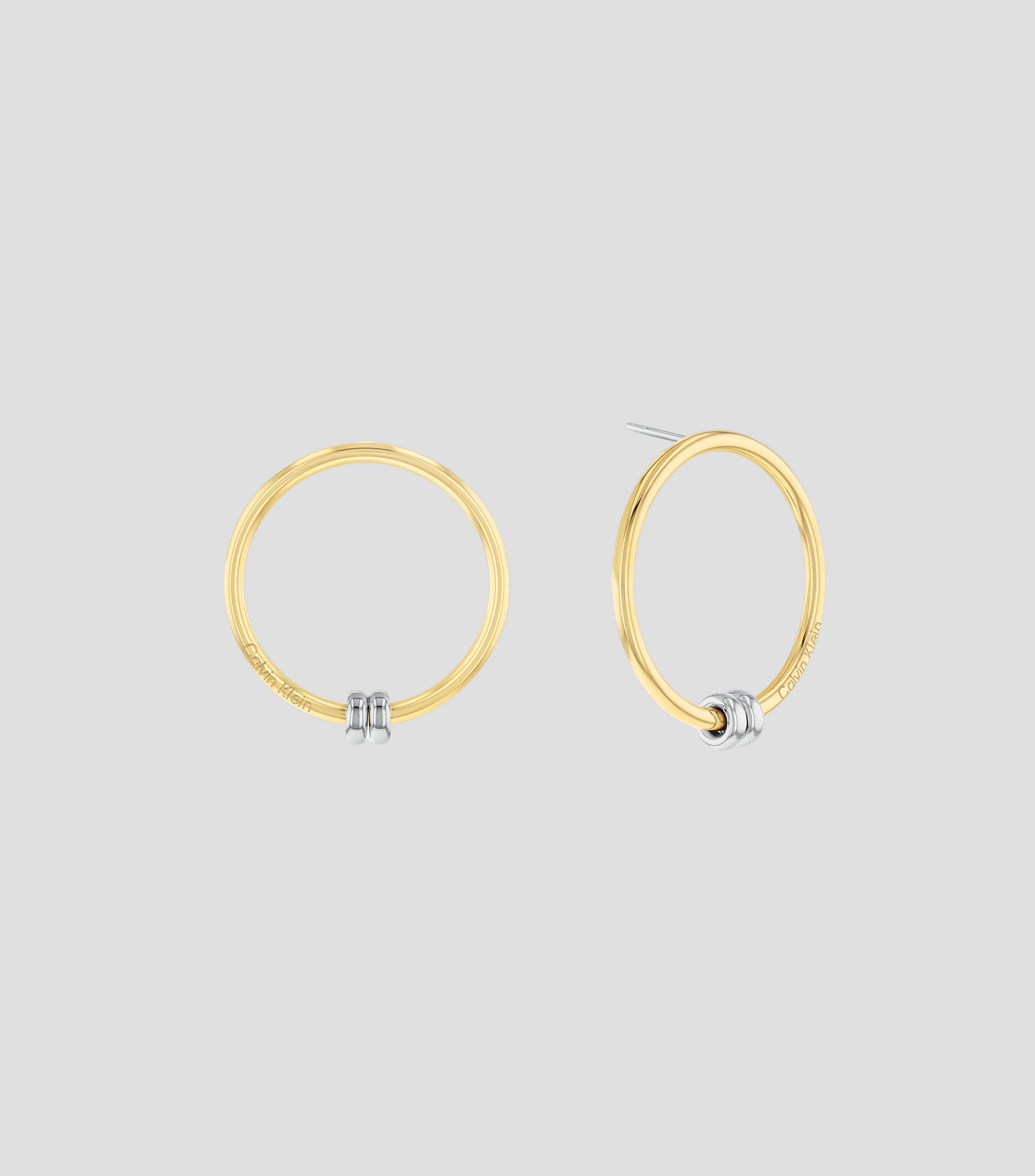 Aretes aros dorados Mujer