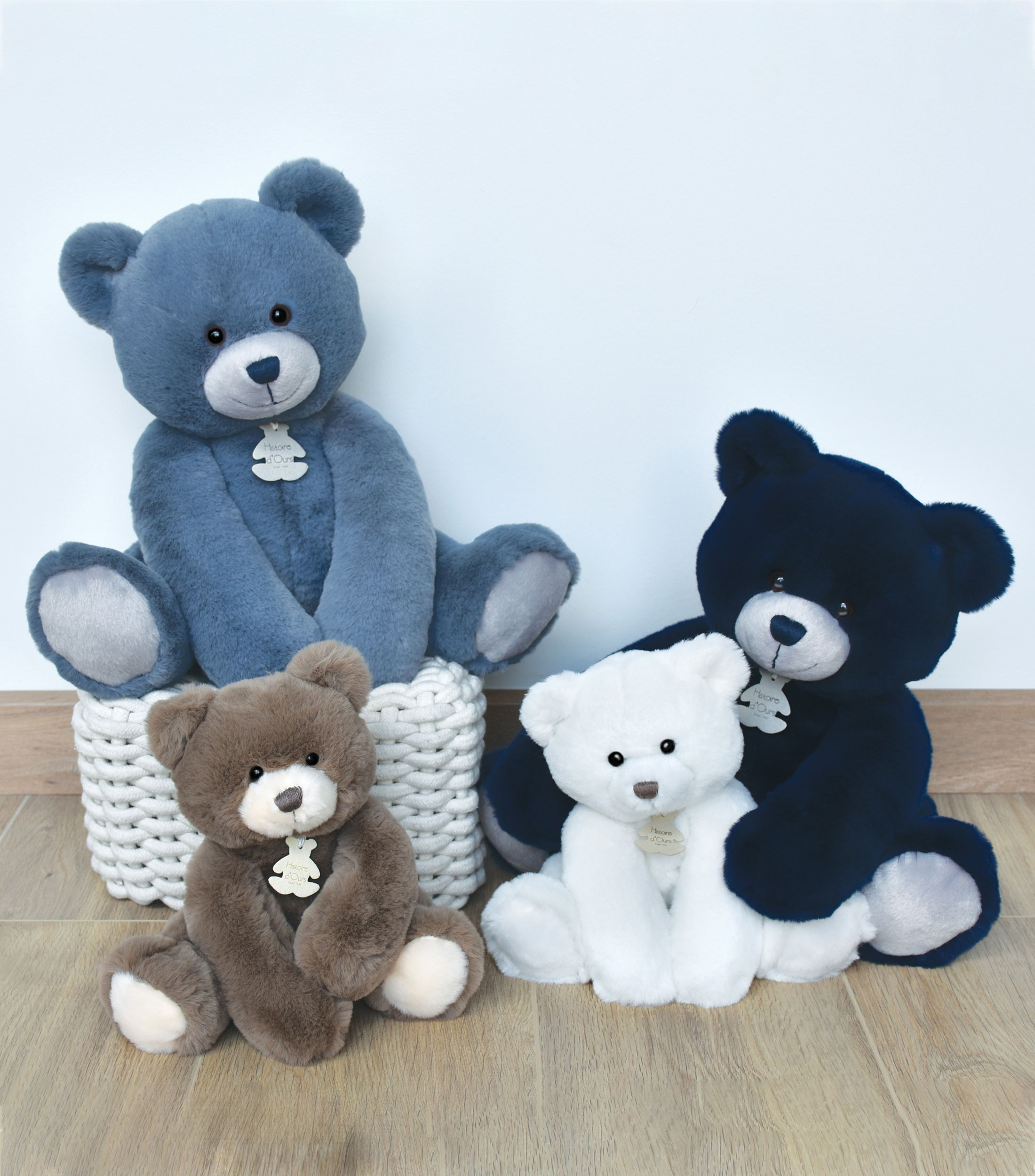 Oso de Peluche azul