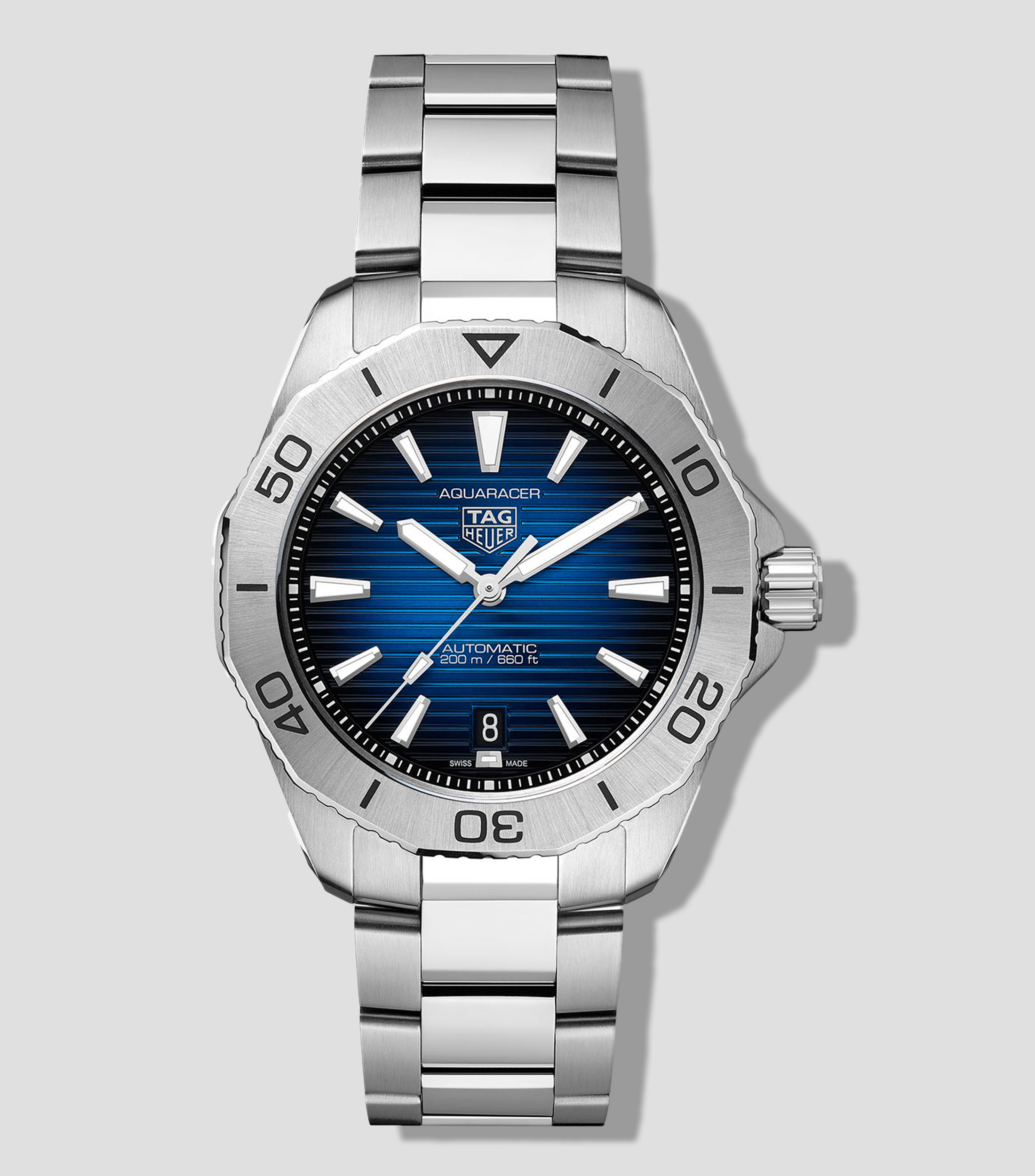 Reloj para Hombre Aquaracer casual plateado, azul
