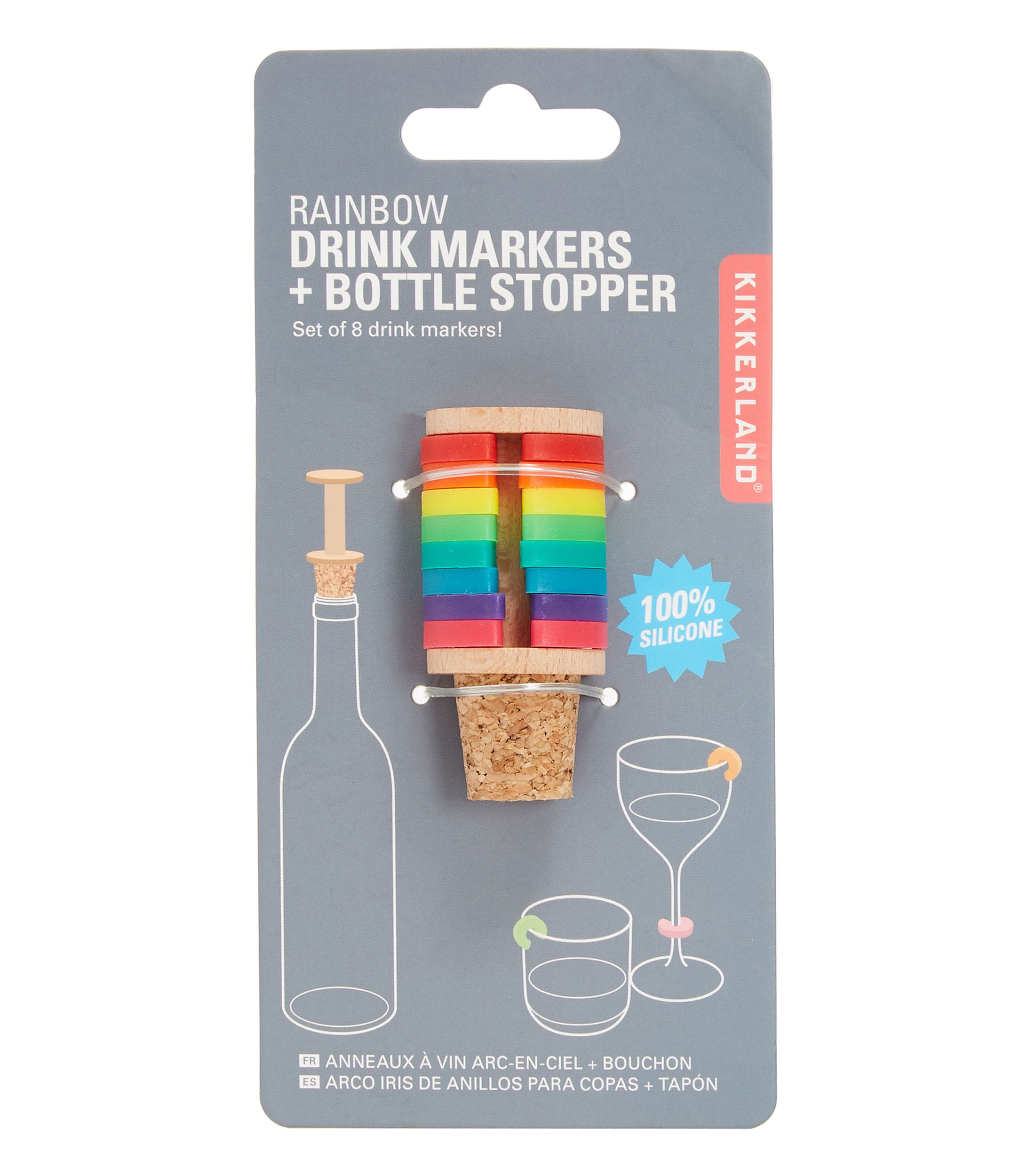 Set tapón para botella y anillos identificadores