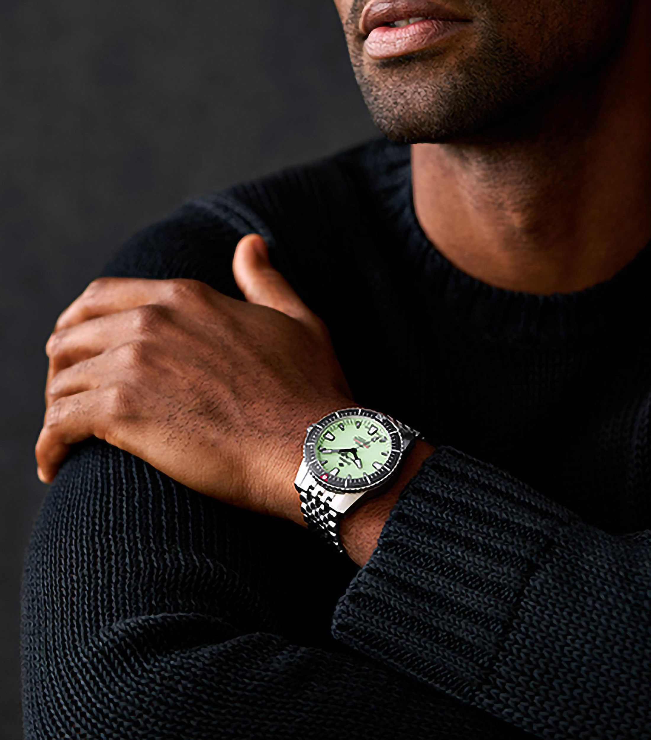 Reloj para Hombre Pro Diver Deportivo Plateado, Negro