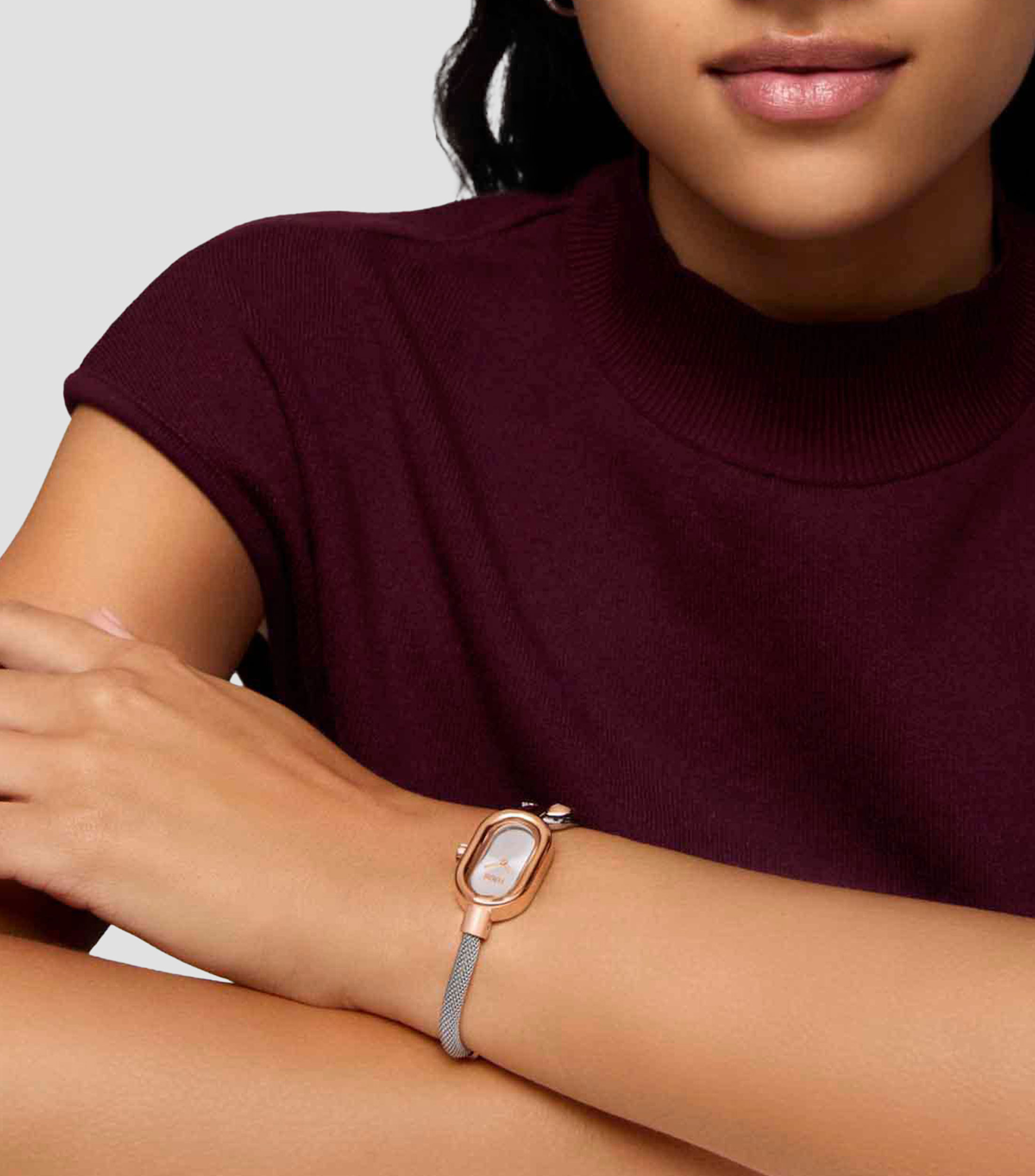 Reloj para Mujer Hold Oval Casual Rosa