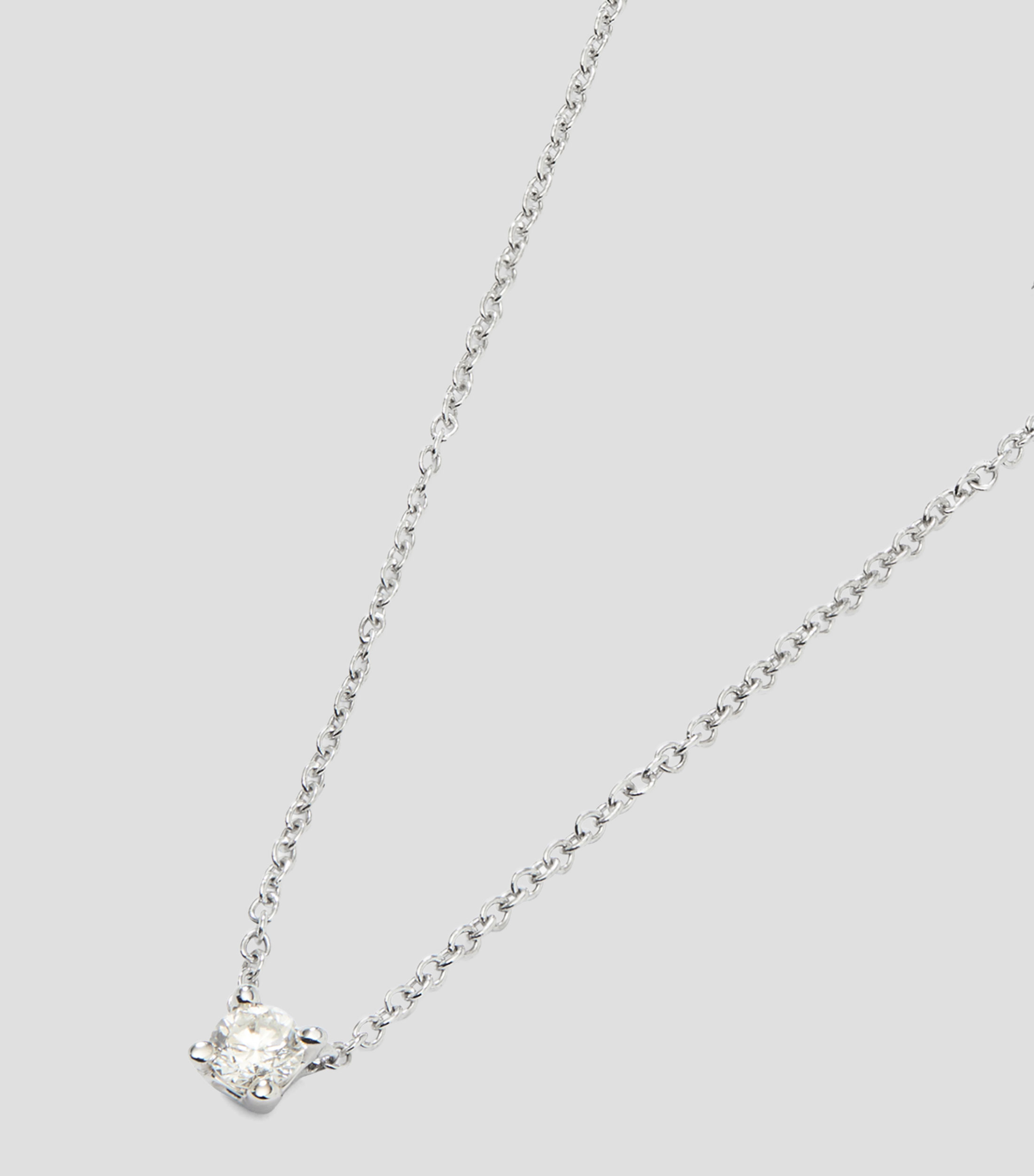 Collar en Oro blanco de 18 Kilates con diamante Grace Mujer