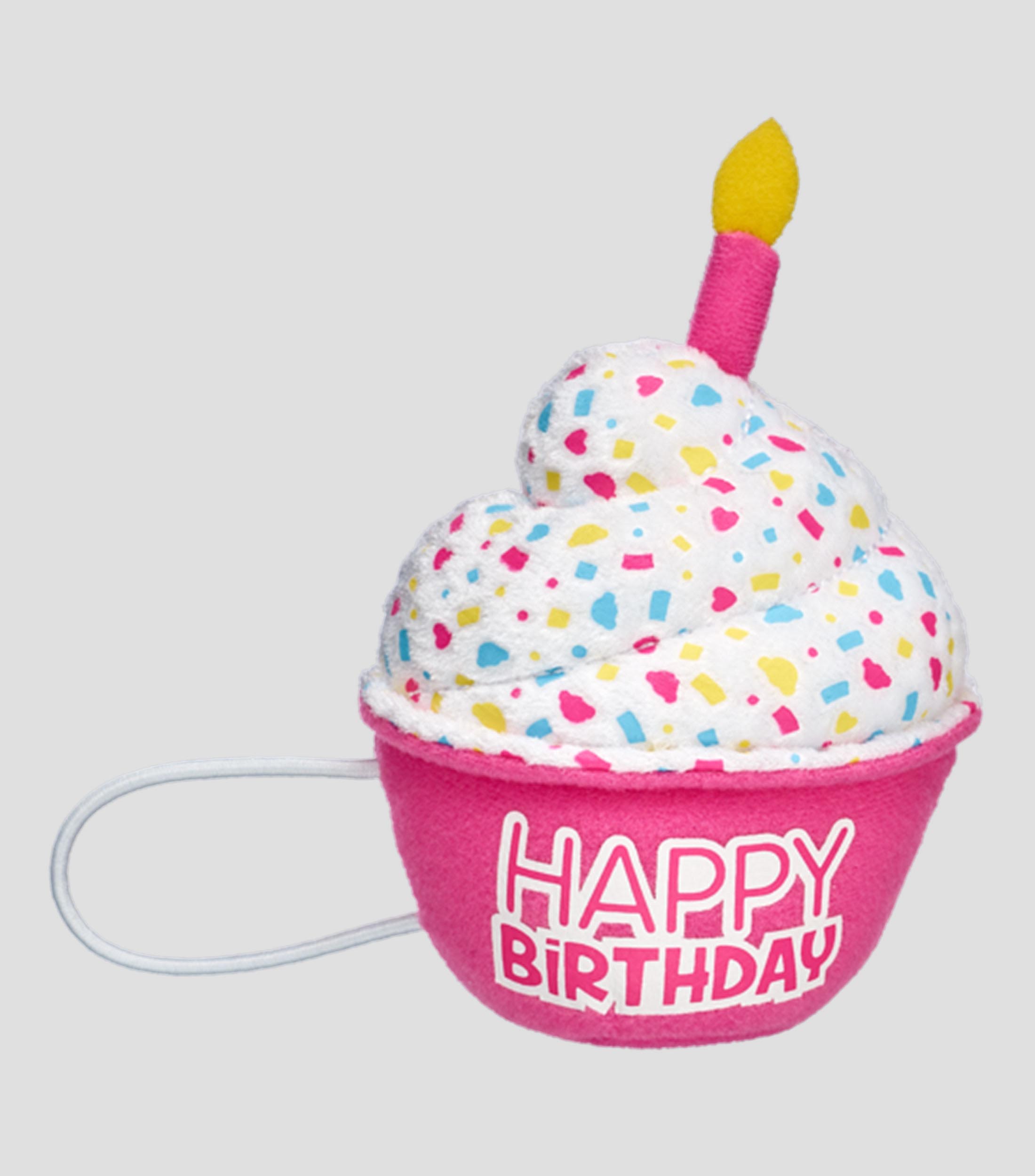 Cupcake de Cumpleanos Rosa