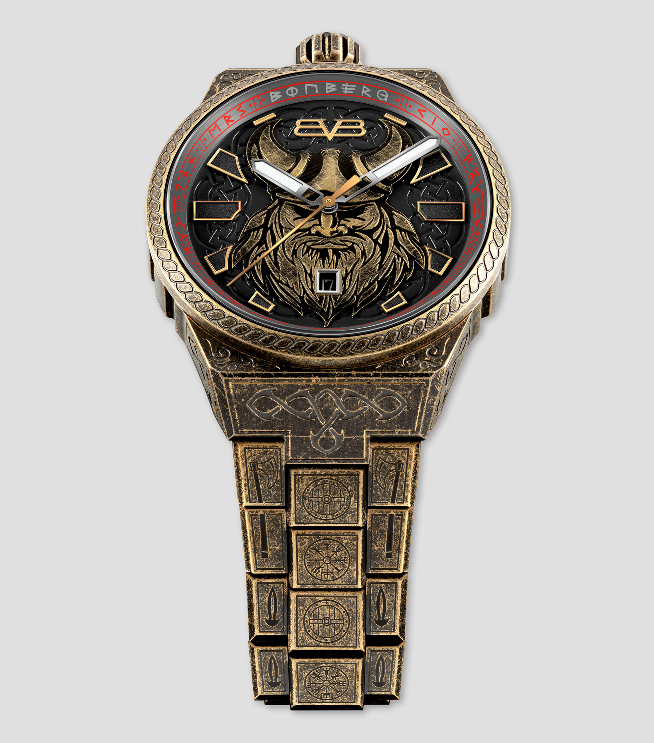 Reloj para Hombre Neo Viking Casual, Bronce