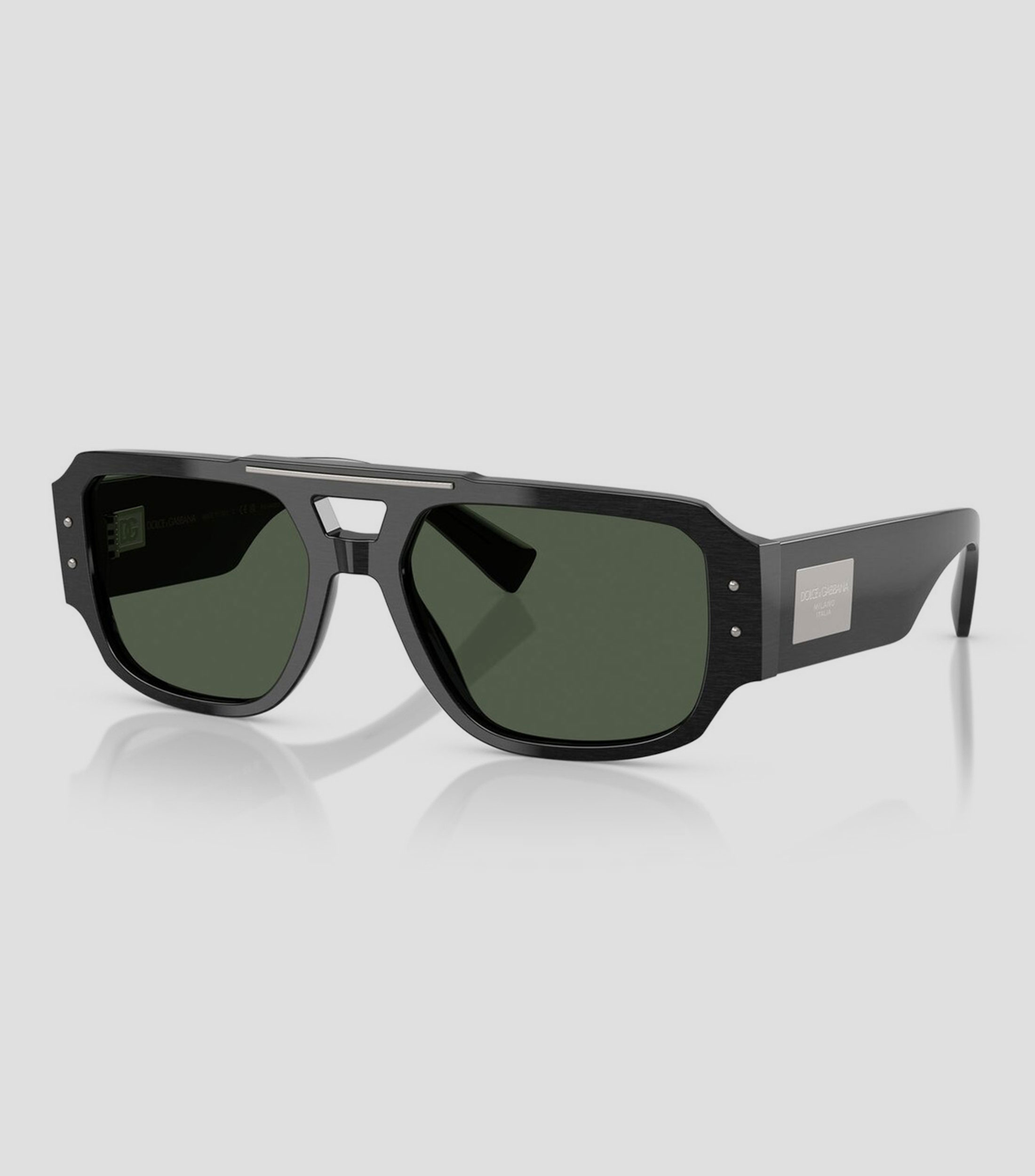 Lentes de sol aviador negros Mujer