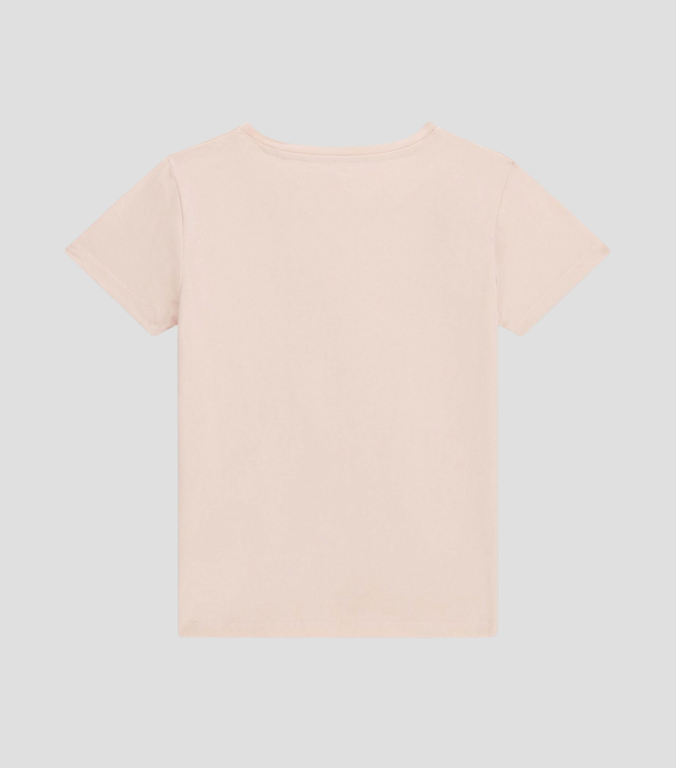 Playera cuello redondo manga corta estampada Niña