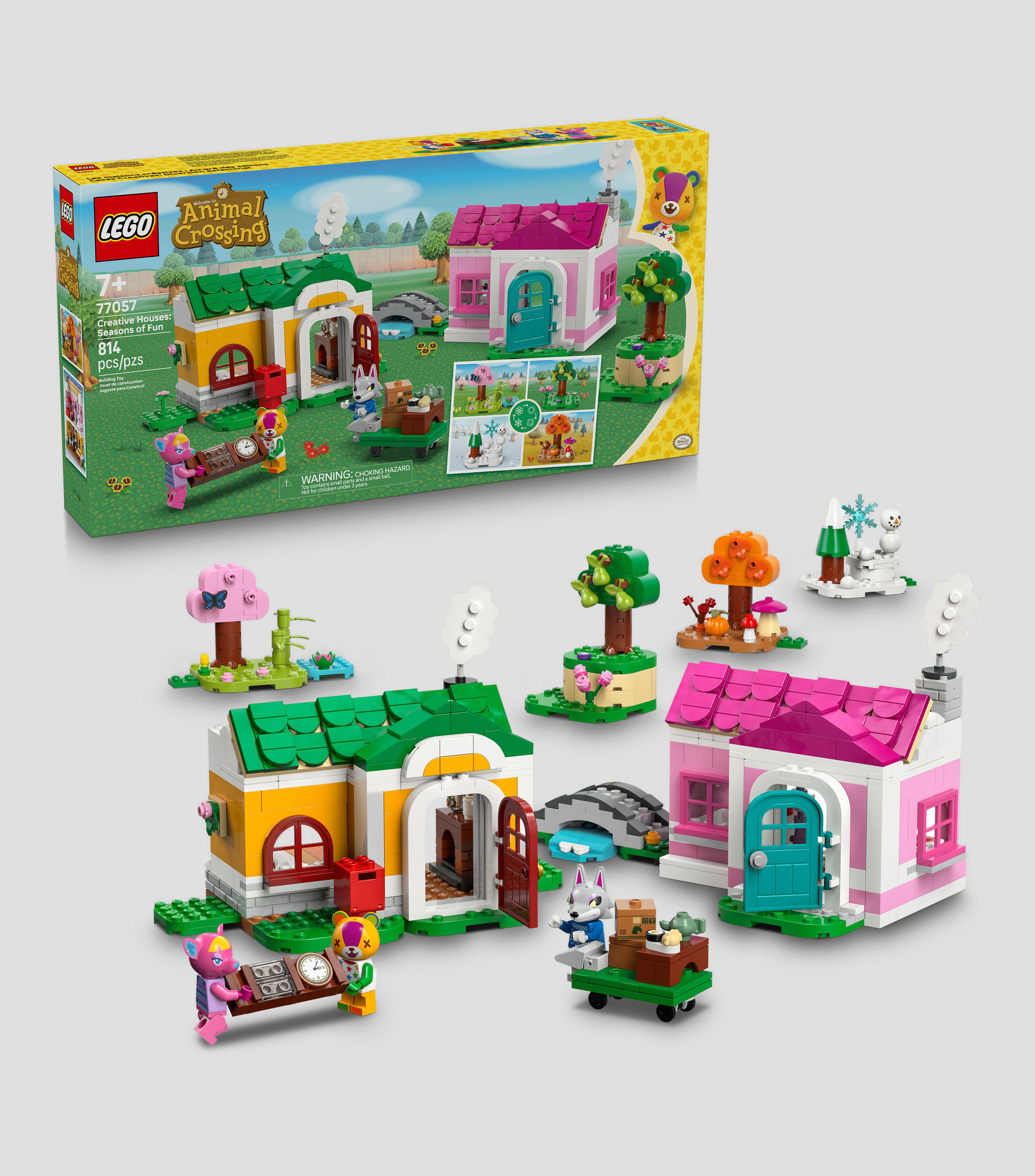 Lego Animal Crossing Casas Creativas Diversión estacional 77057