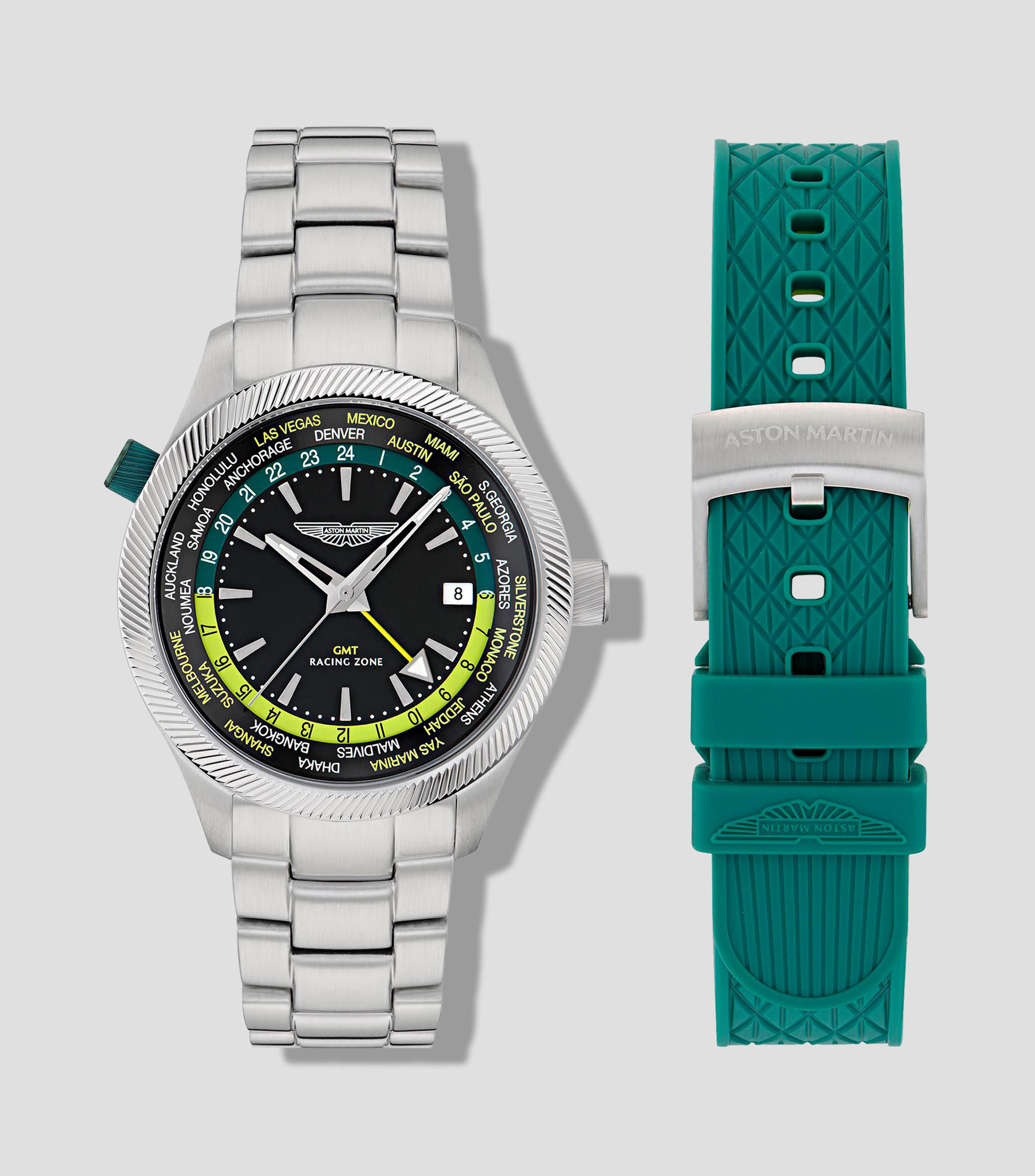 Reloj para hombre Icon GRZ GMT Casual Negro