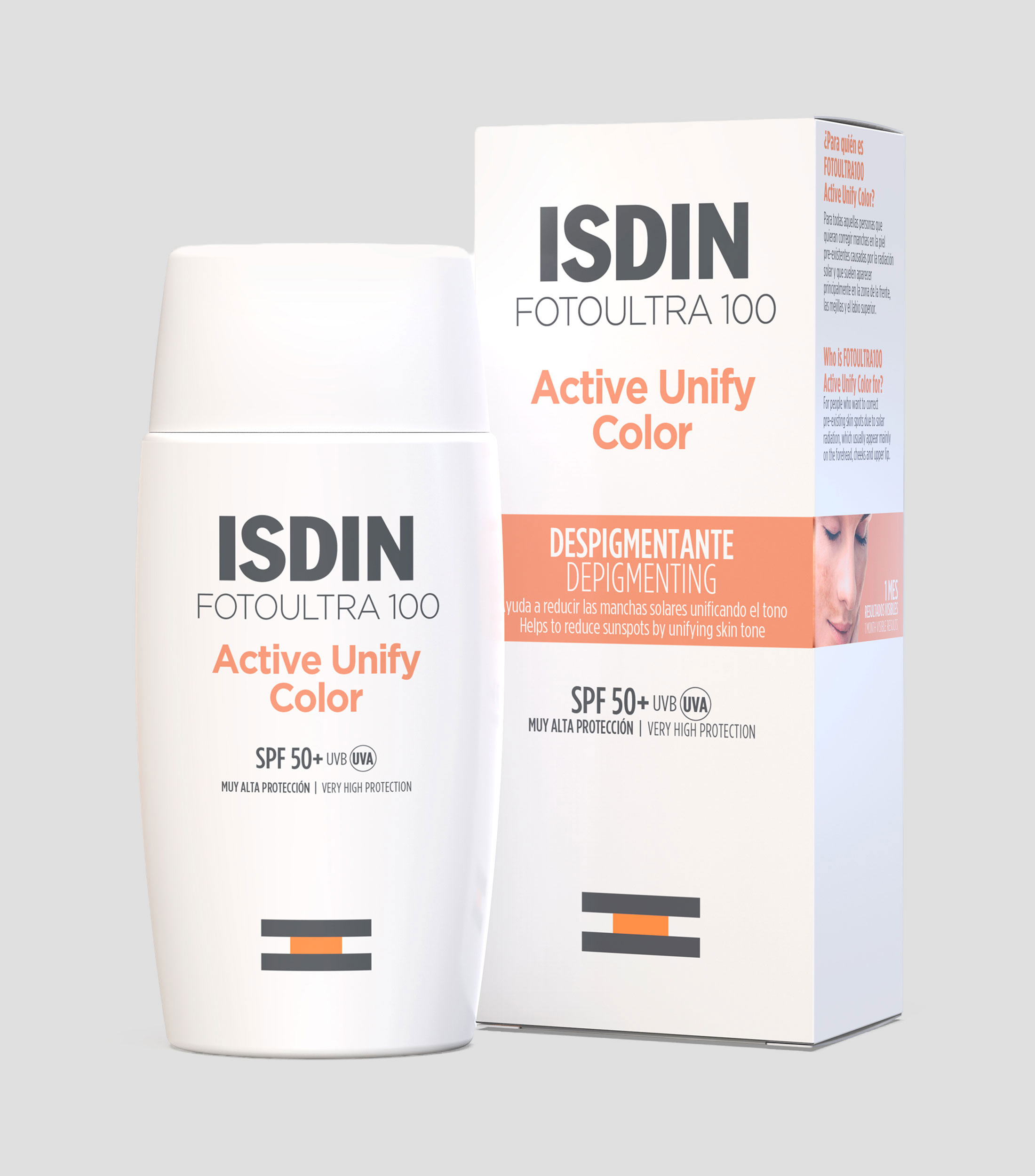 Protector Solar Fotoultra Active Unify Color, 50 ml