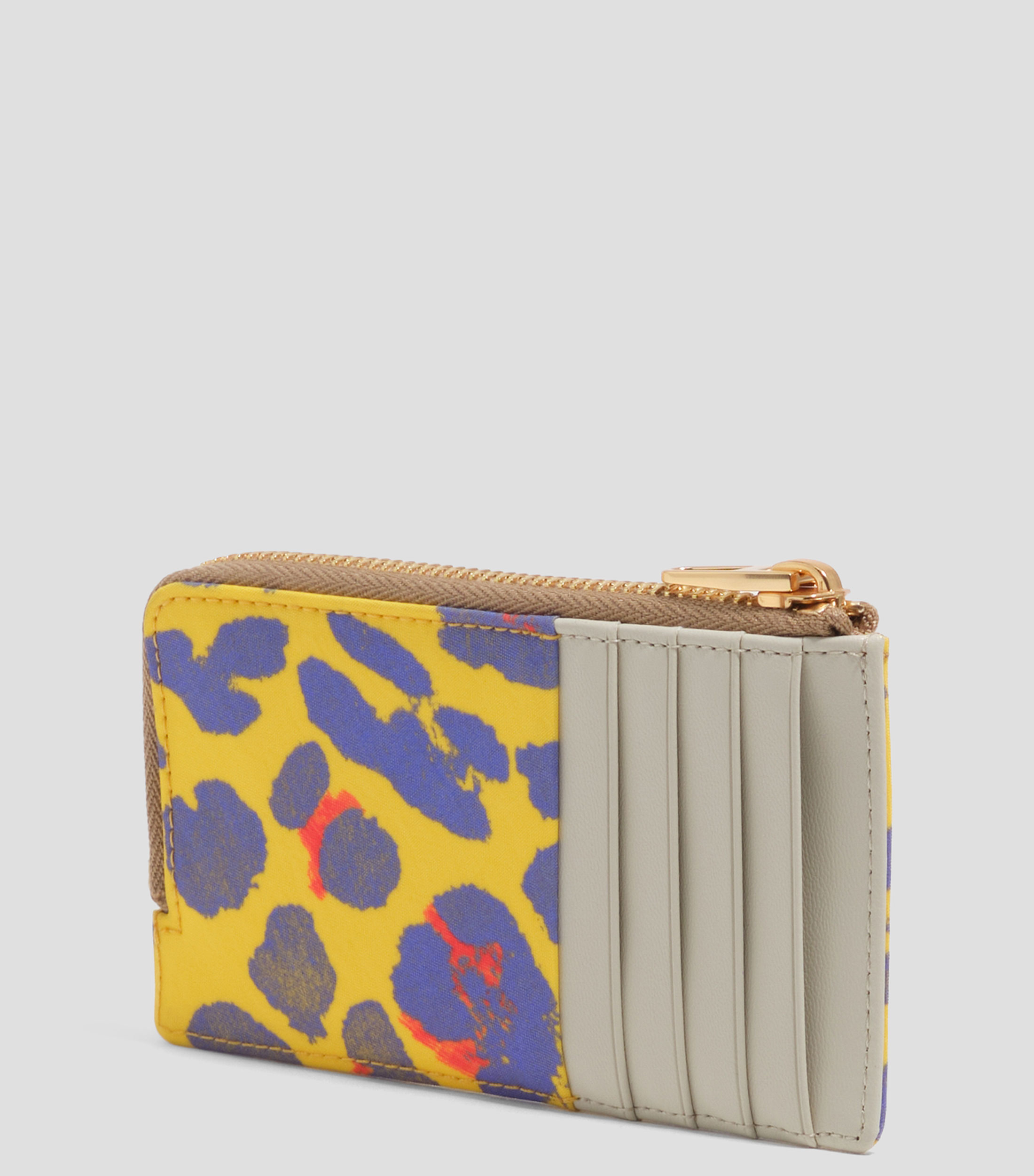Cartera nylon Leopard amarillo intenso Mujer