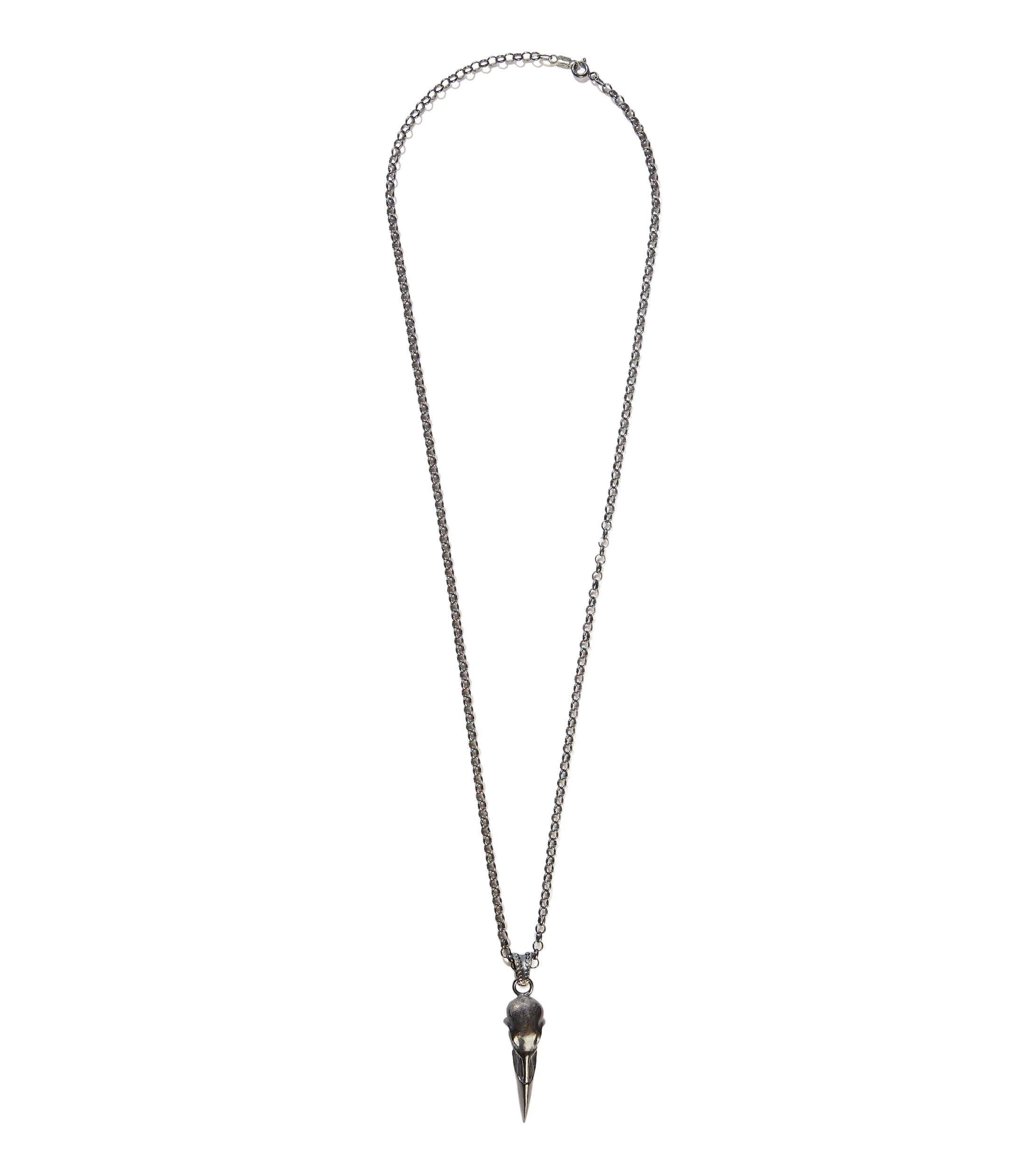 Collar en plata Hombre