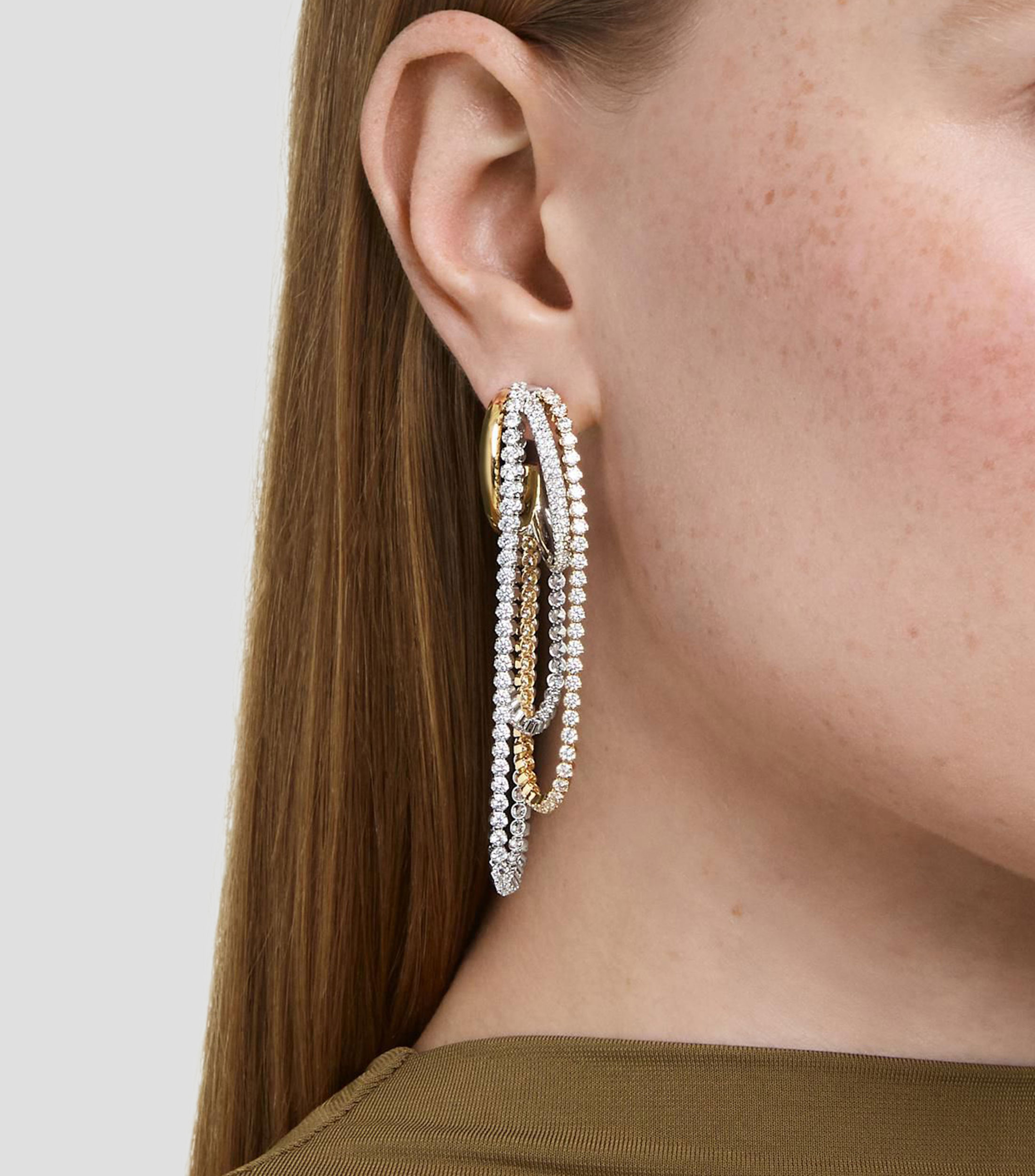 Aretes Hyperbola Mujer