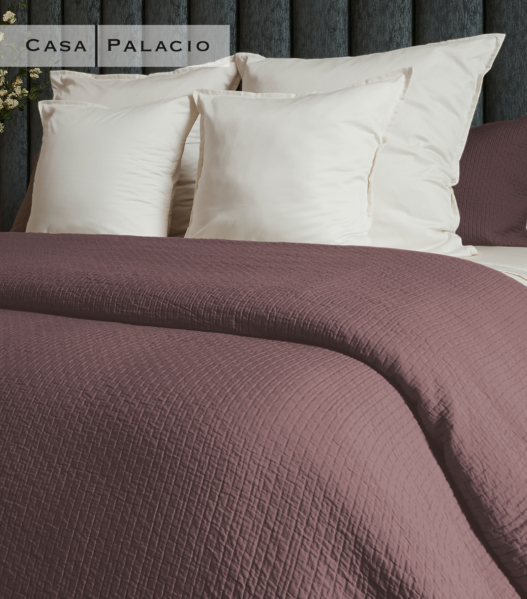 Set de Colcha Matrimonial, Queen Coverlet Palo de Rosa