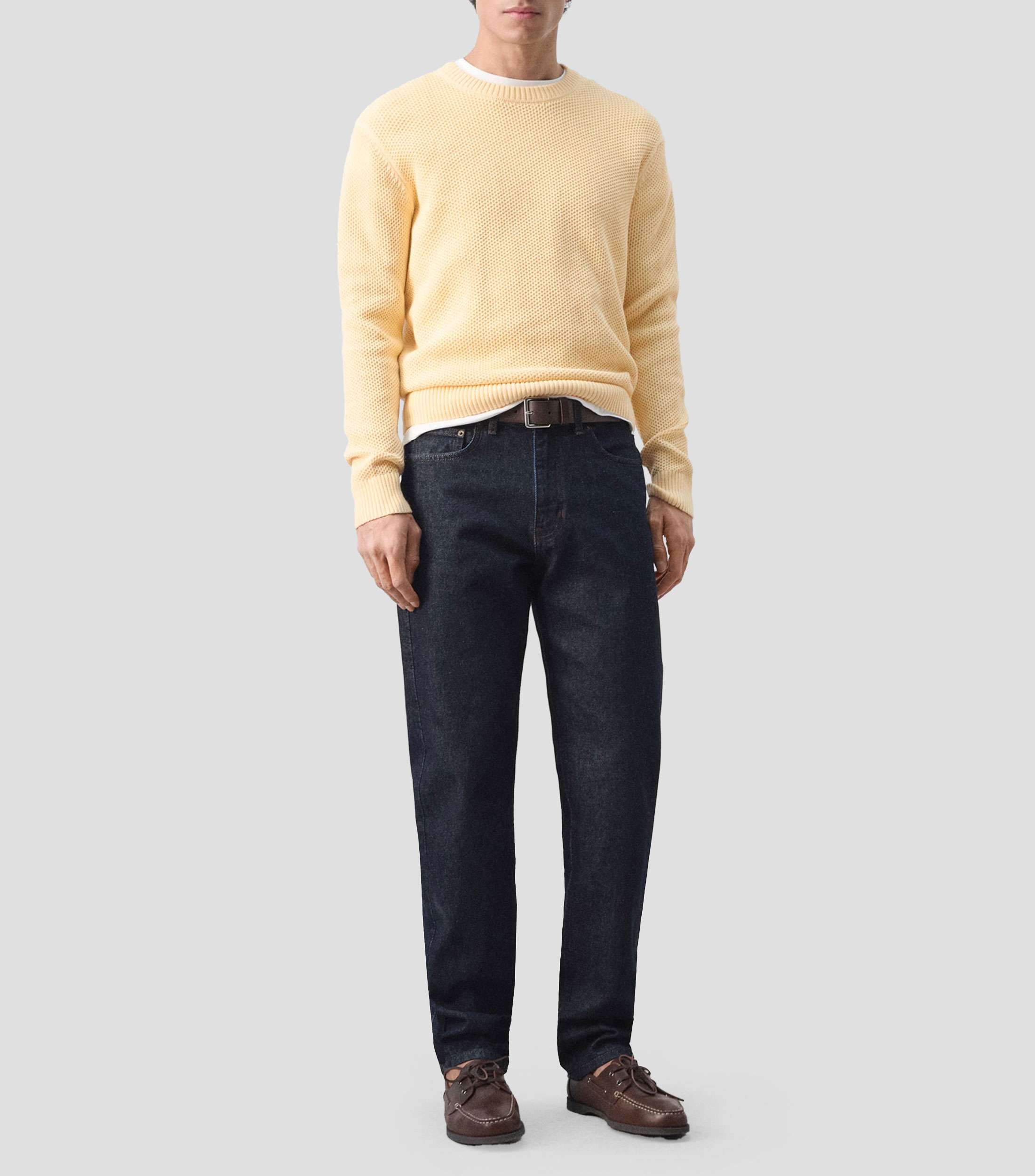 Suéter cuello redondo Hombre