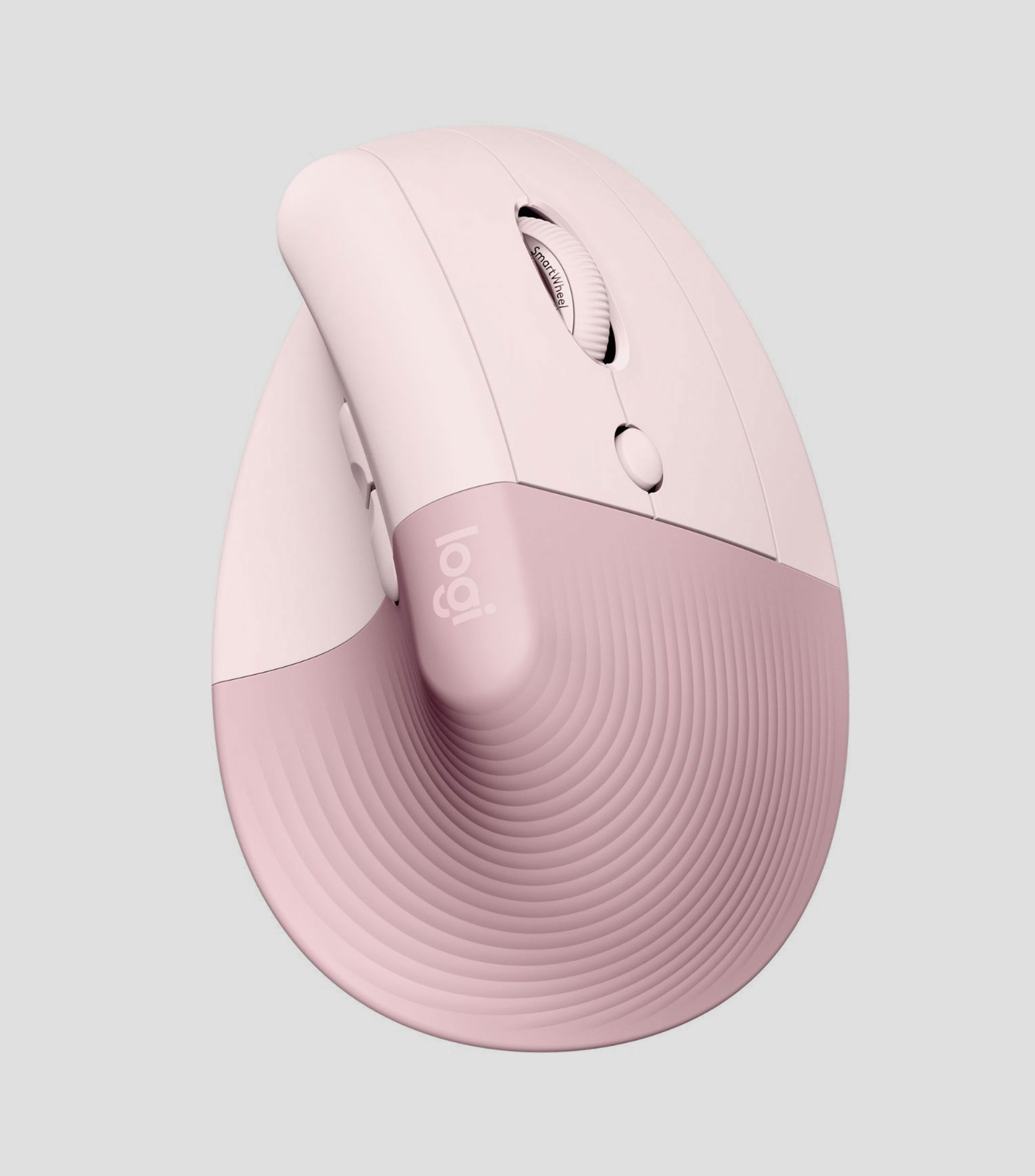 Logitech Mouse Inalambrico Lift Vertical Ergonomico Bluetooth - Rosa