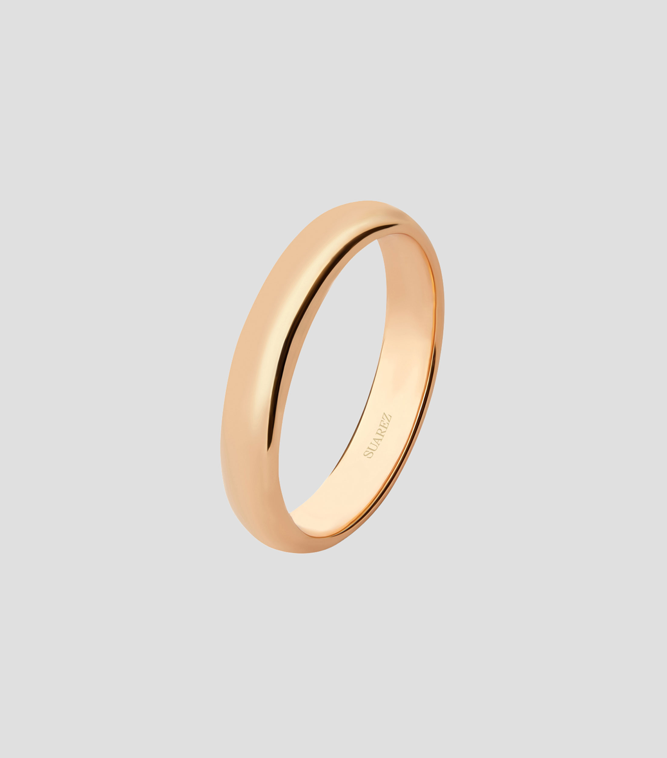 Anillo Alianza en Oro rosa de 18 Kilates Mujer