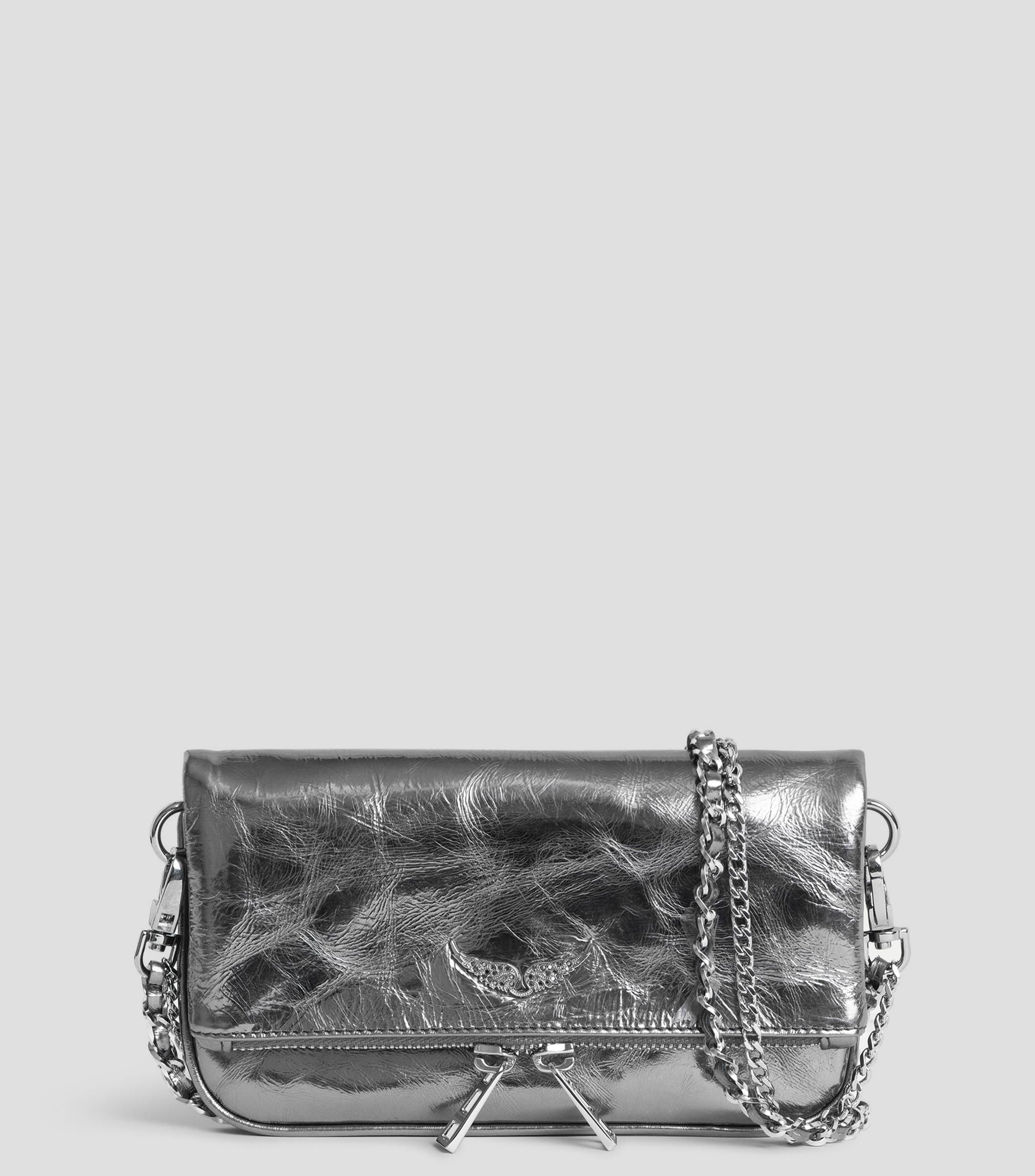 Bolsa Crossbody en piel Rock Nano Vintage corrugada Mujer