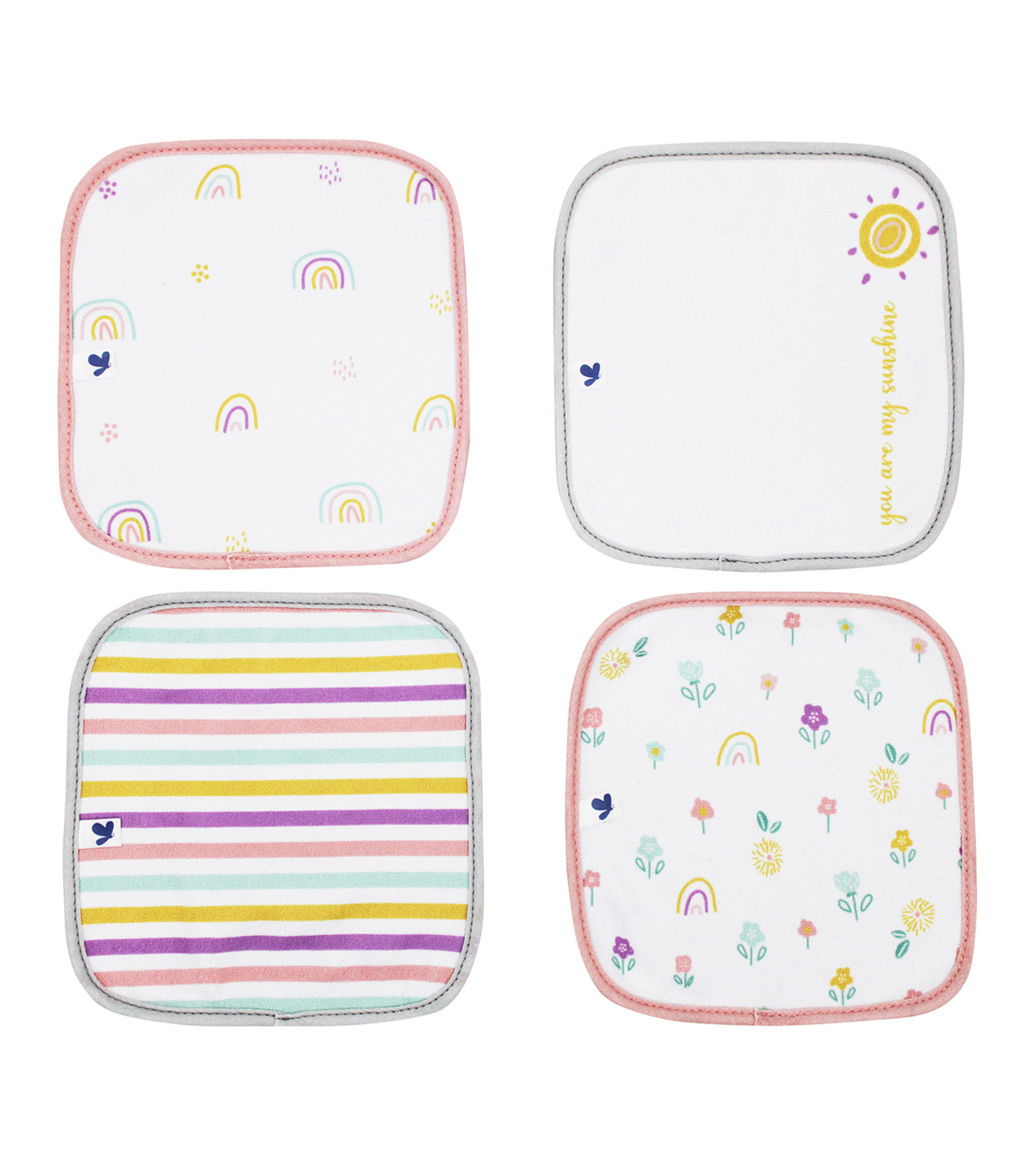 Set de 4 toallitas faciales Bebe