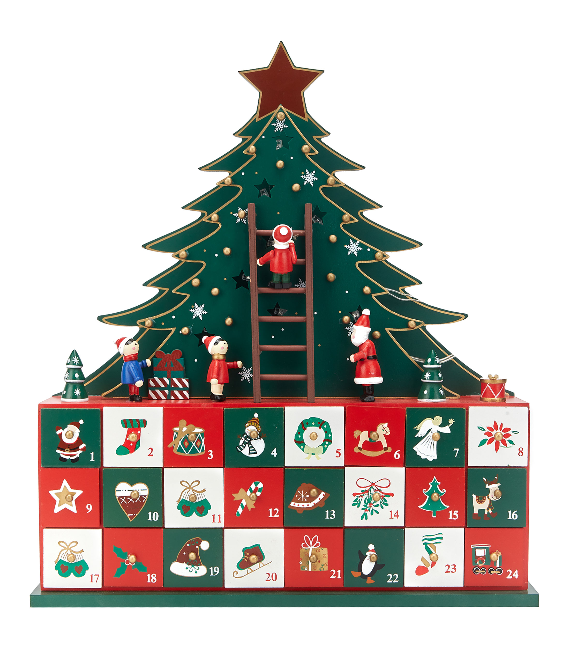 Kurt S. Adler Figura Decorativa Calendario de Adviento - El Palacio de ...