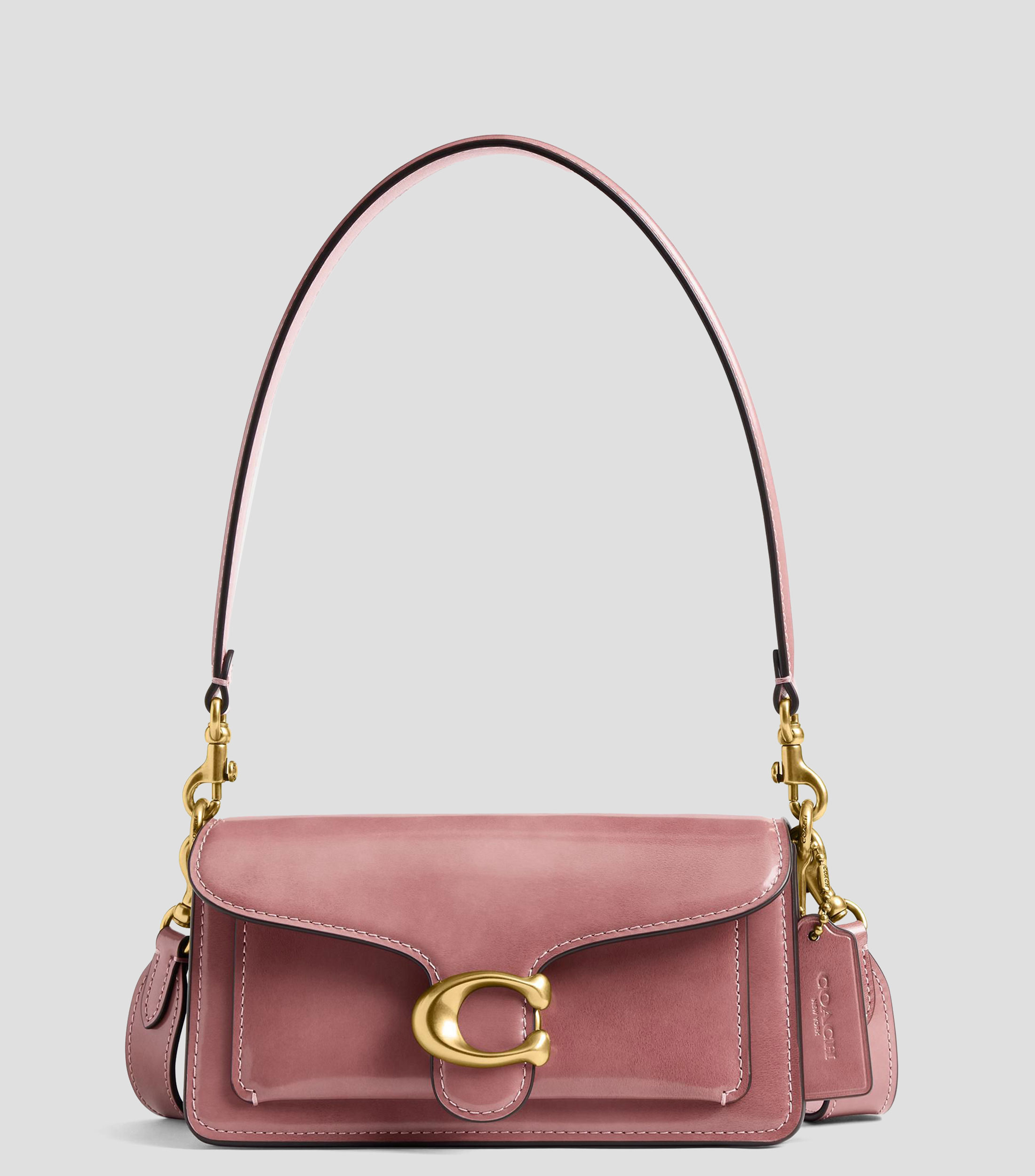 Bolsa shoulder en piel lisa Mujer